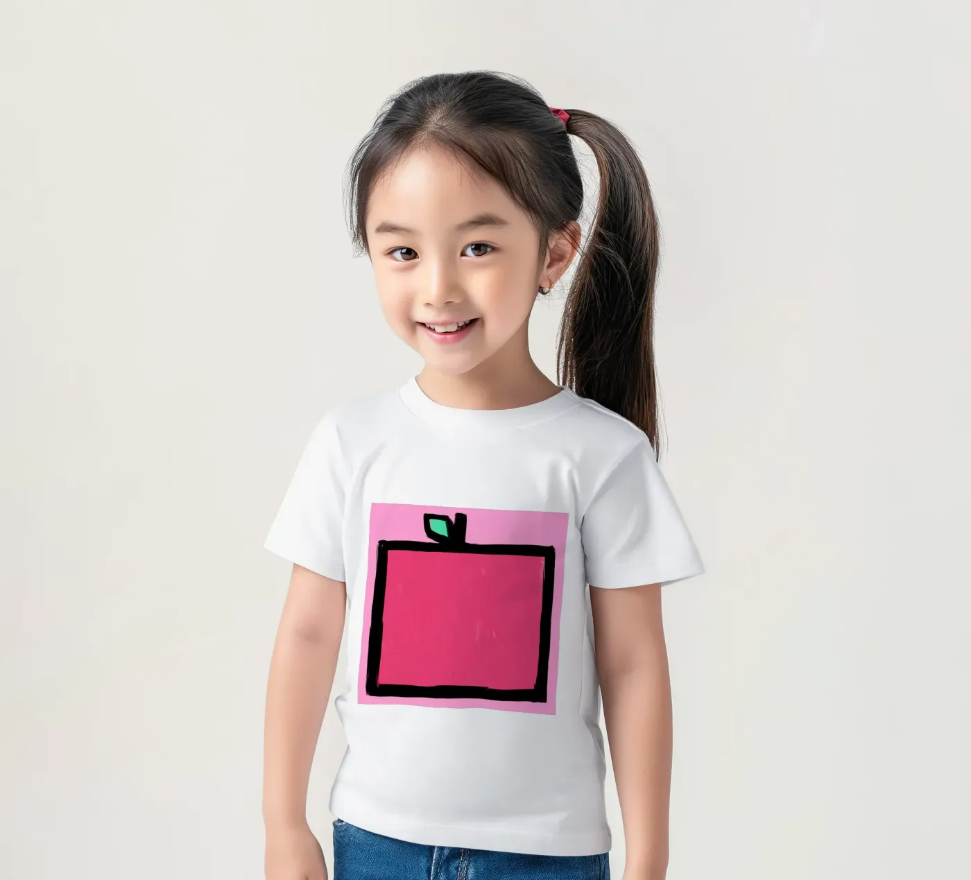 Mela t-shirt bambini da Johannes Lott Illustration