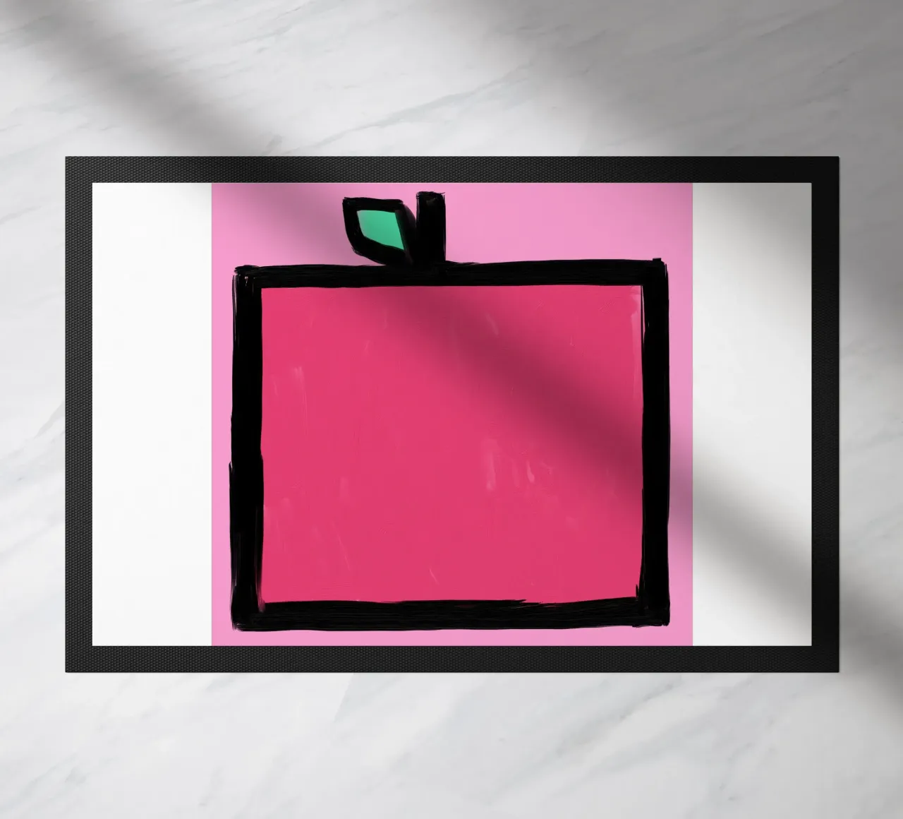 Apple doormat by Johannes Lott Illustration