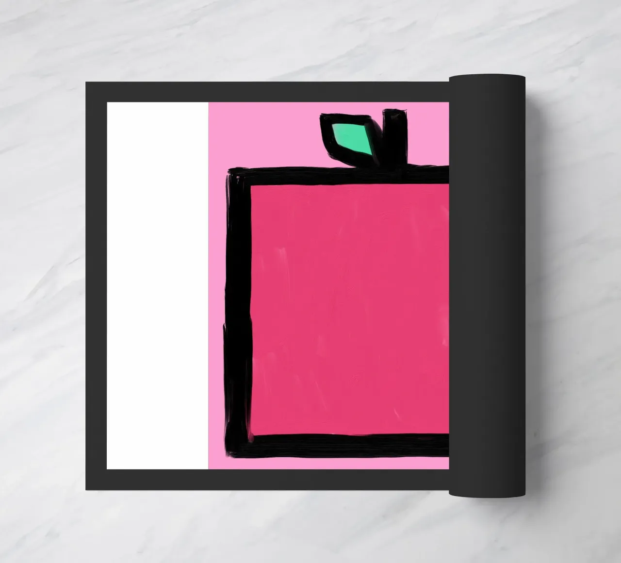 Apple doormat by Johannes Lott Illustration