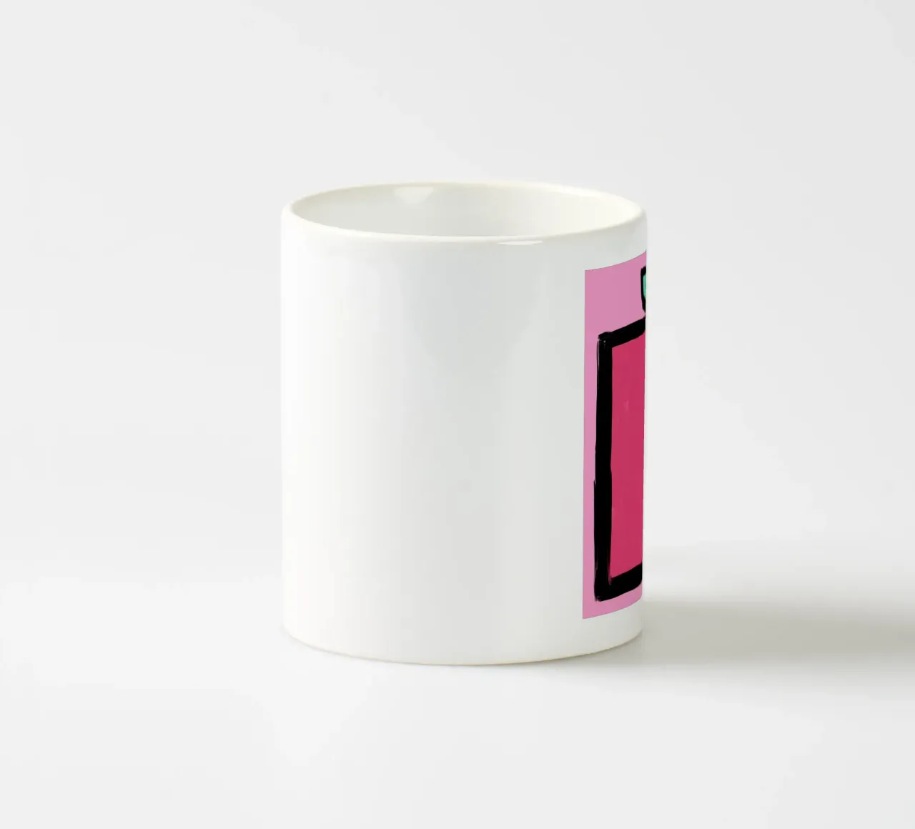 Apple ceramic mug by Johannes Lott Illustration