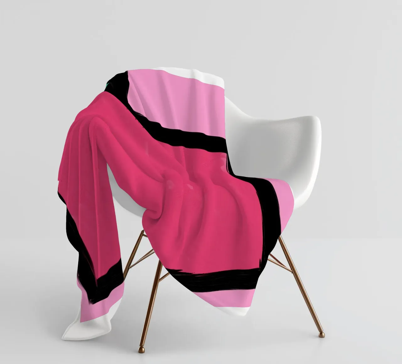 Apfel Fleecedecke von Johannes Lott Illustration