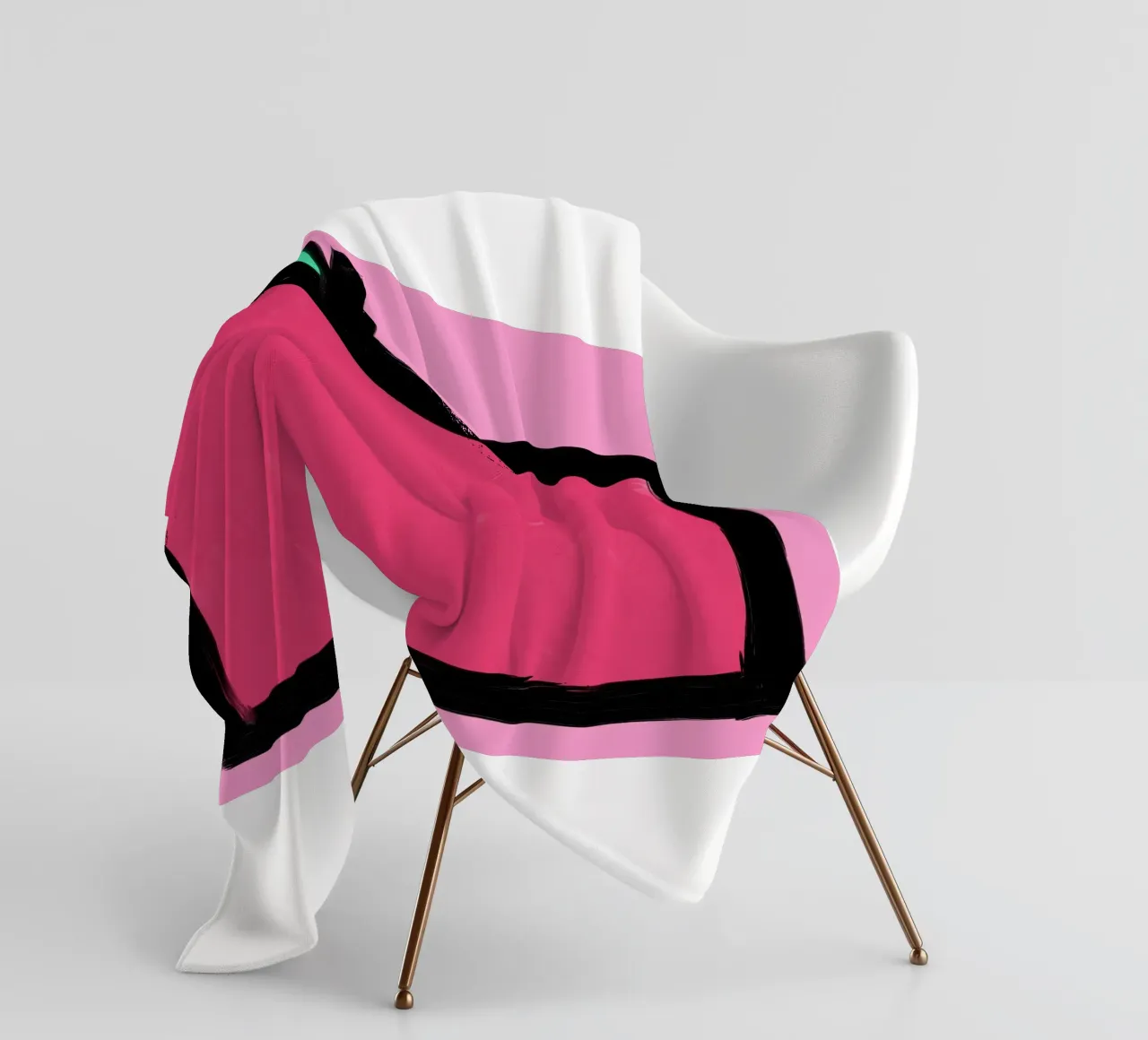 Apfel Fleecedecke von Johannes Lott Illustration