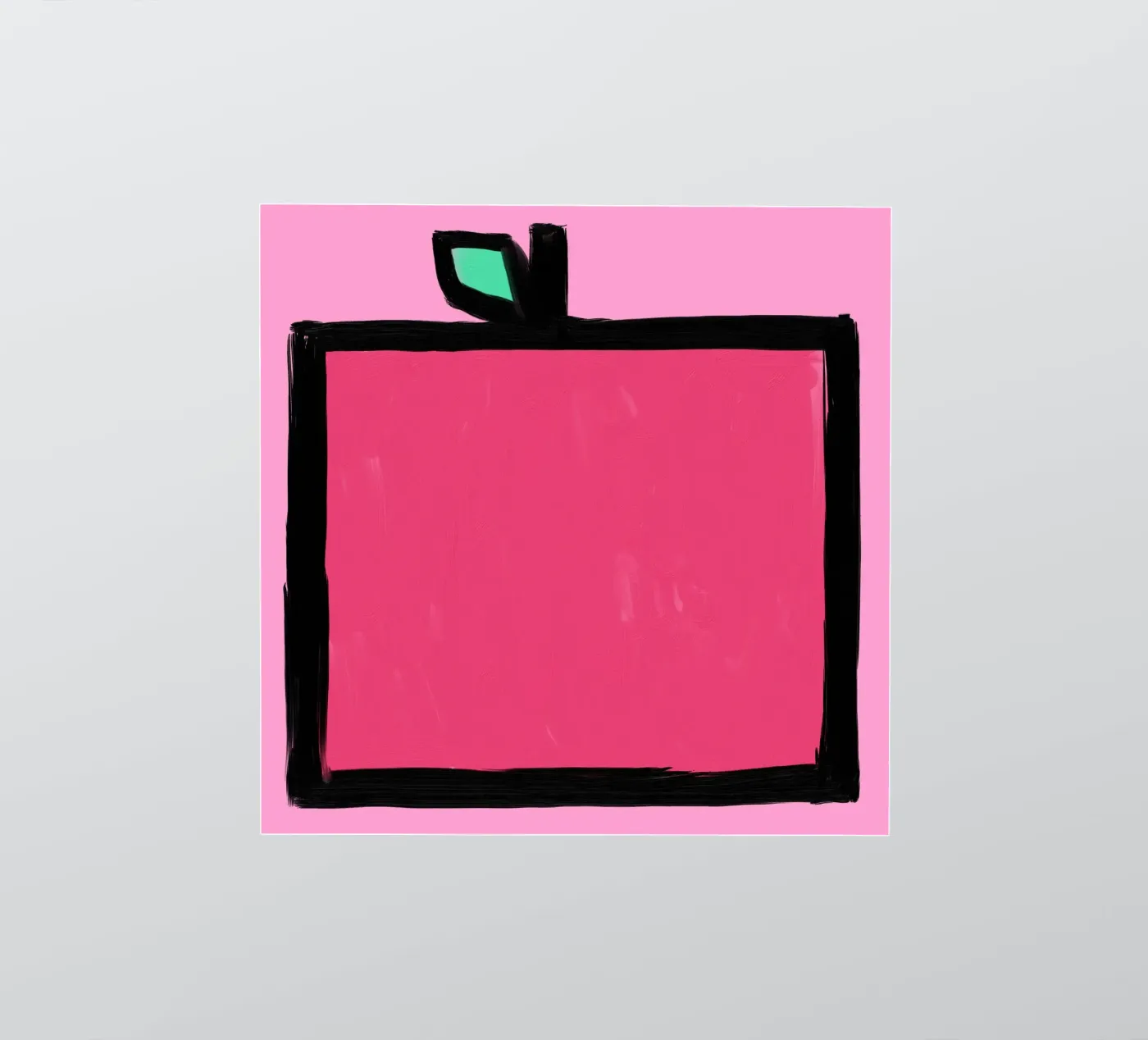 Apple sticker by Johannes Lott Illustration
