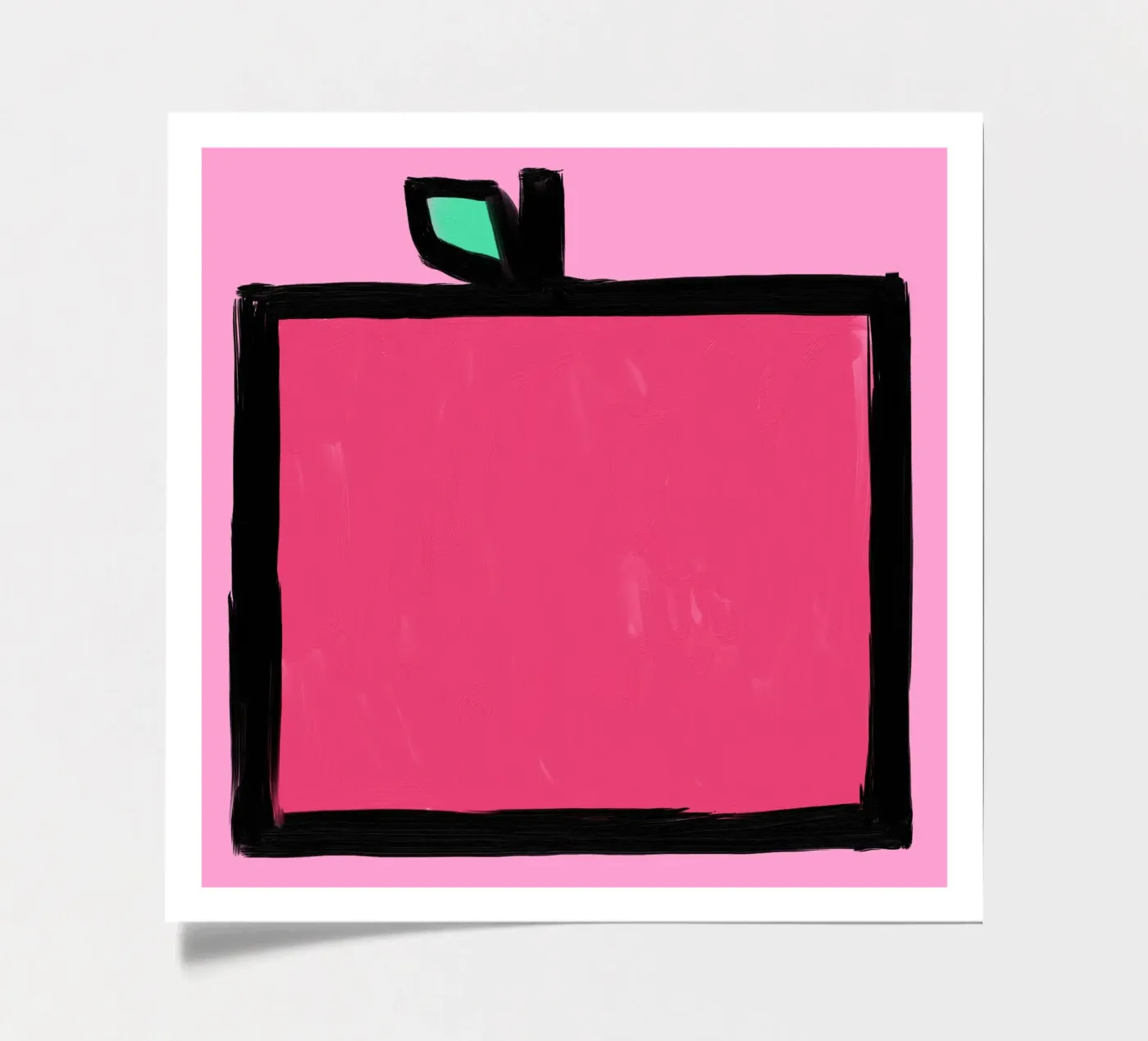 Appel stickervel van Johannes Lott Illustration