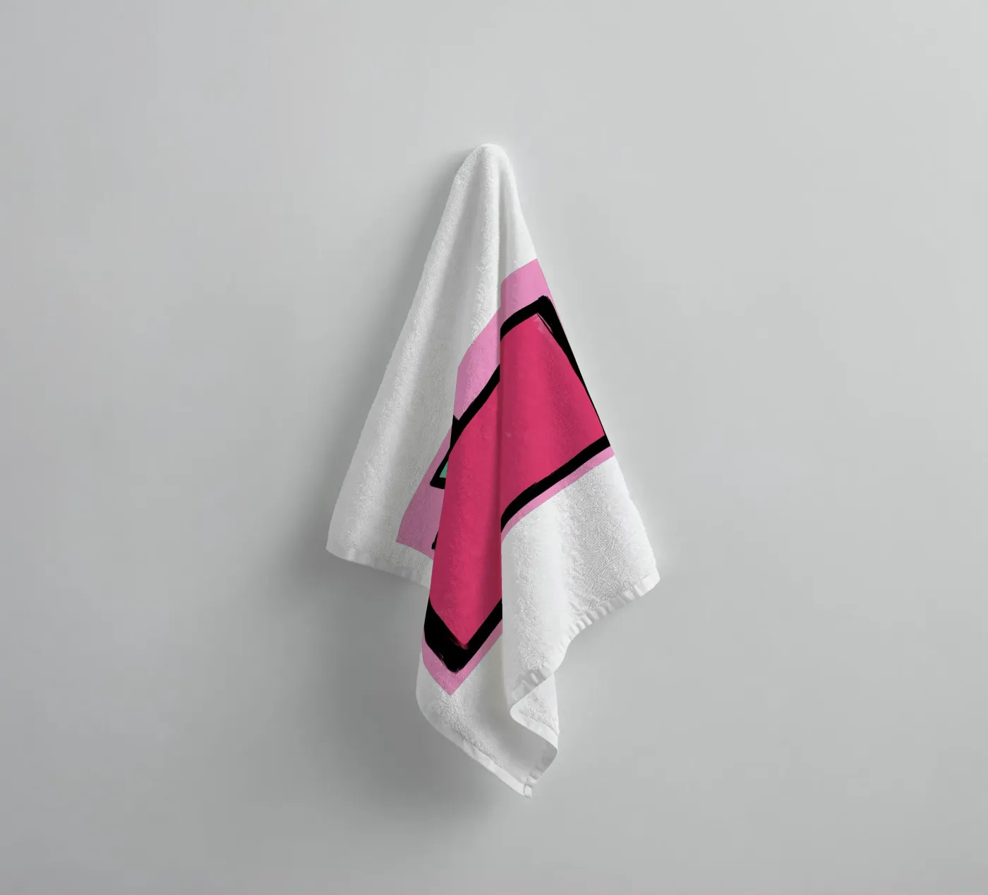 Apple towel by Johannes Lott Illustration
