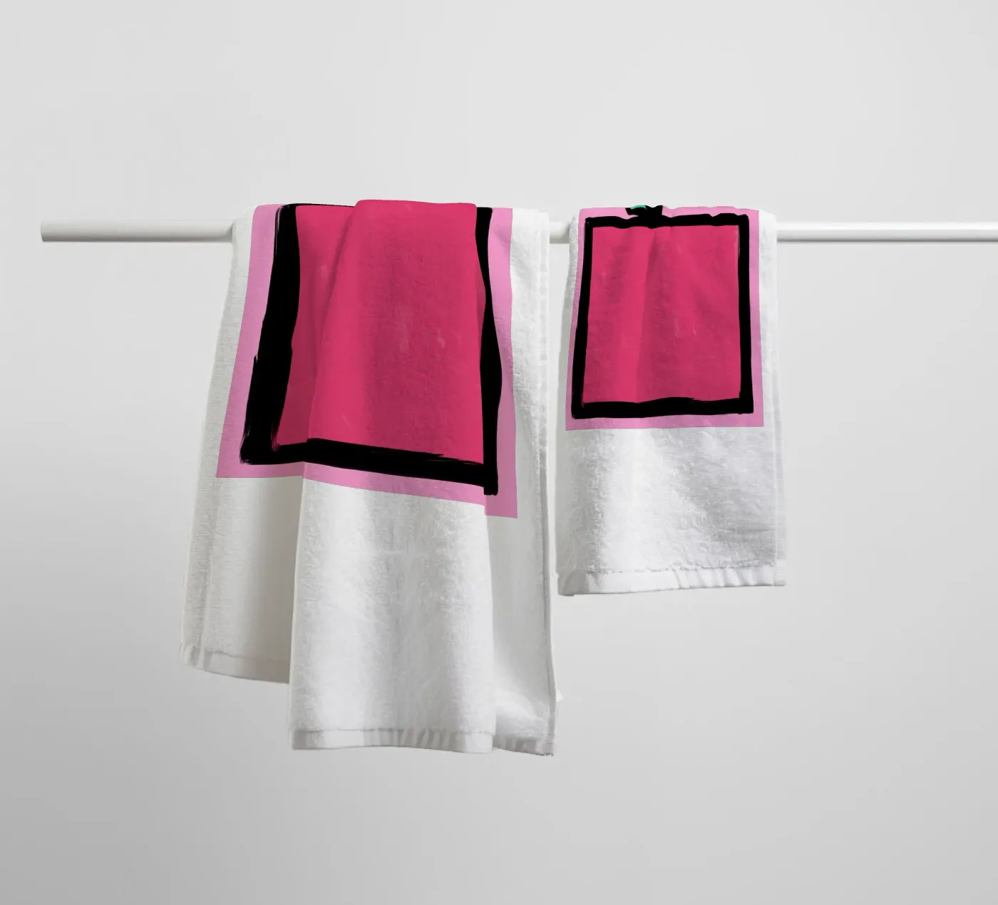 Apple towel by Johannes Lott Illustration