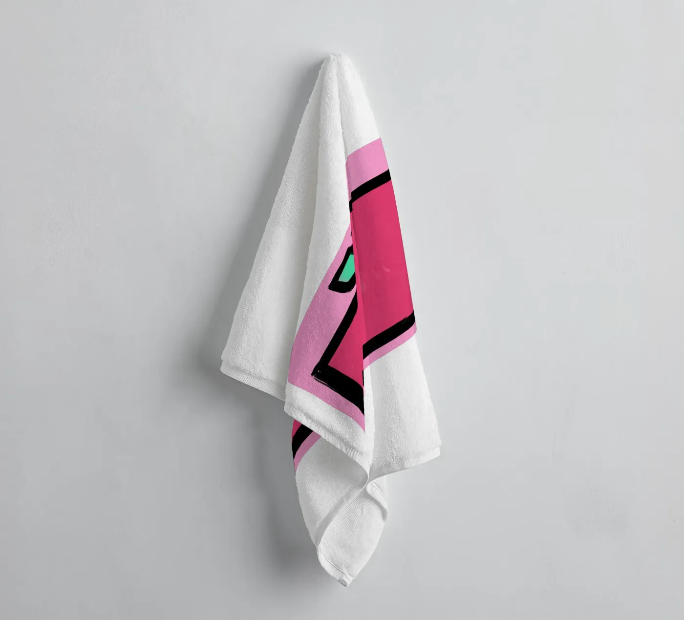 Apple towel by Johannes Lott Illustration