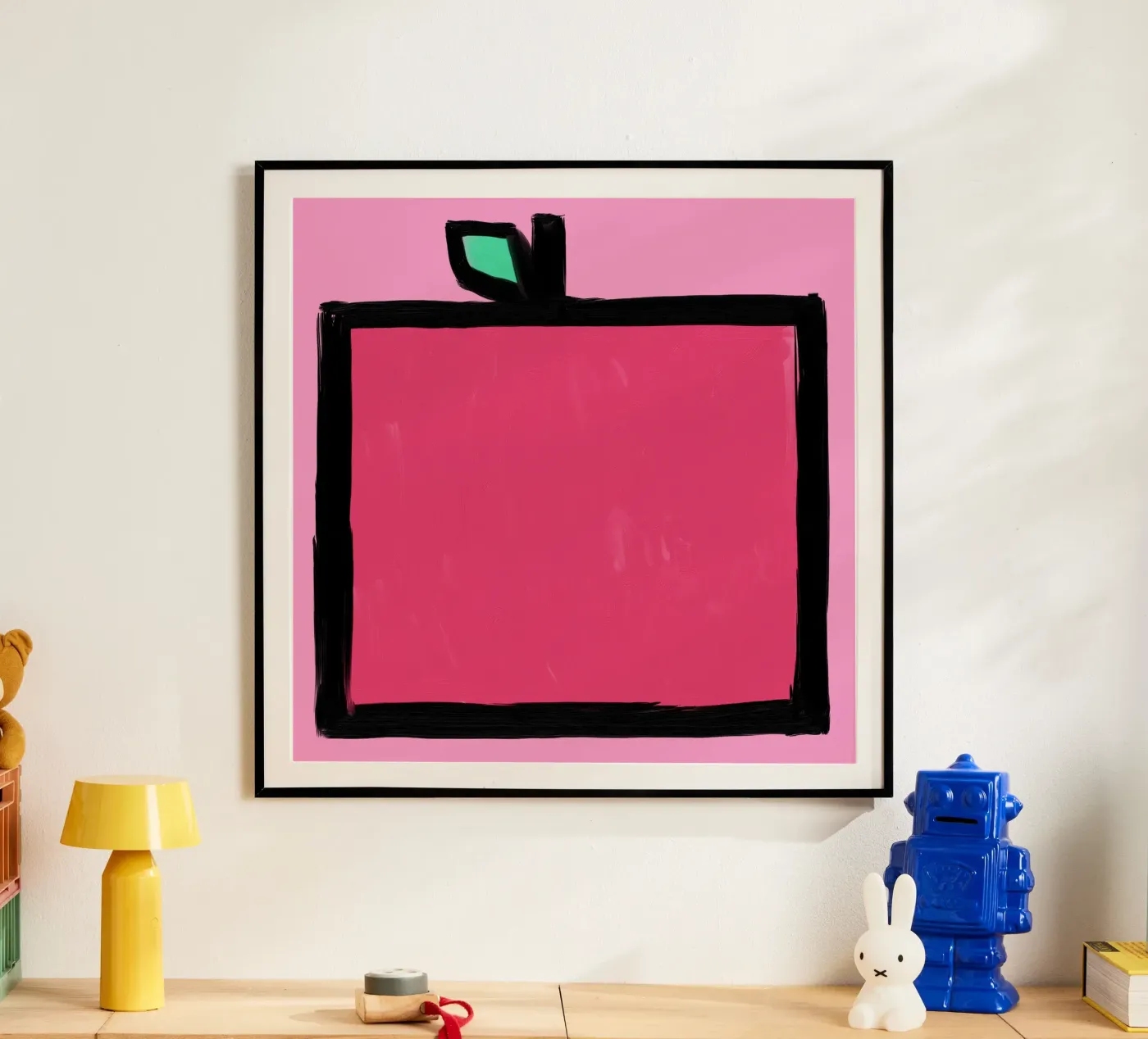 Apple poster van Johannes Lott Illustration