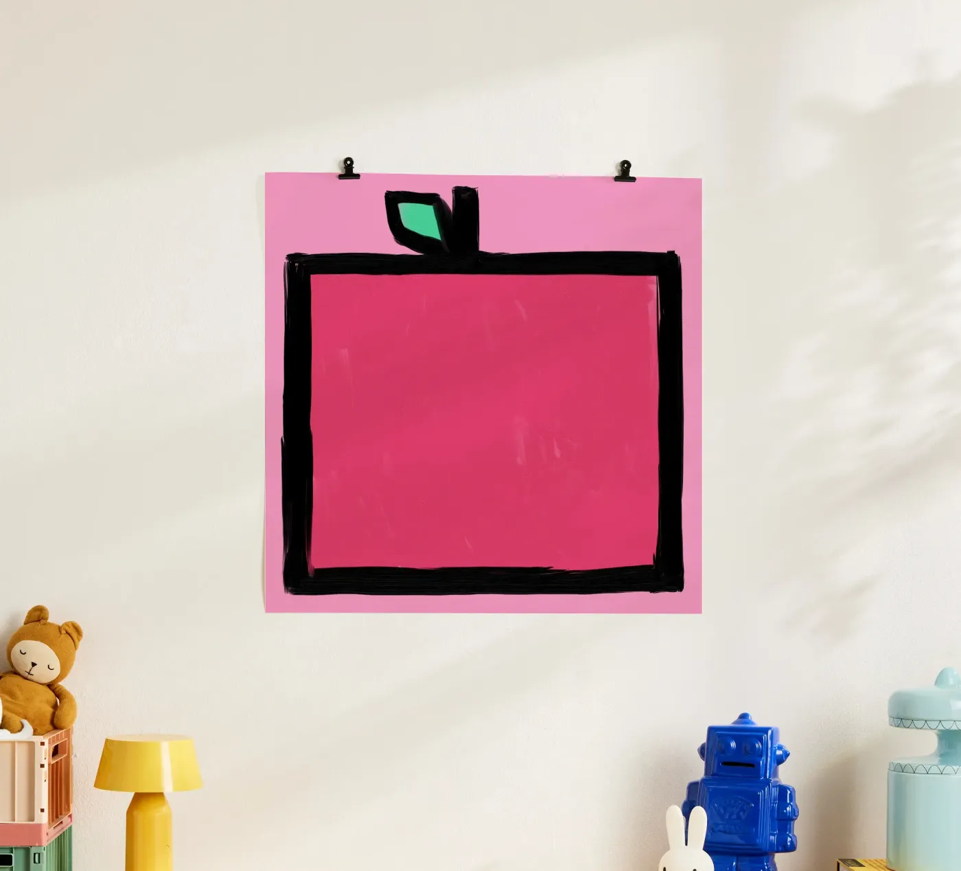 Apple poster van Johannes Lott Illustration
