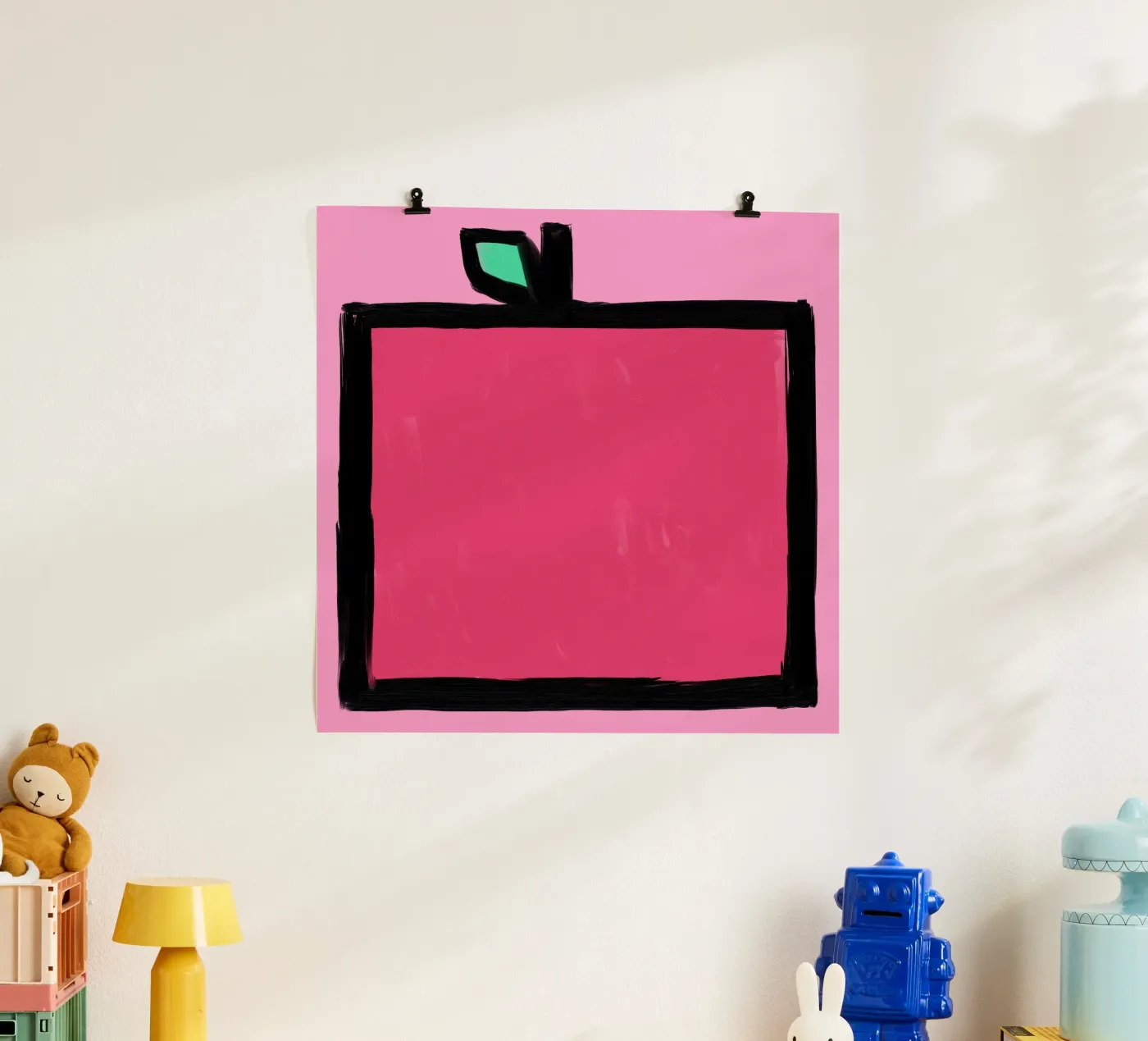 Apple poster by Johannes Lott Illustration