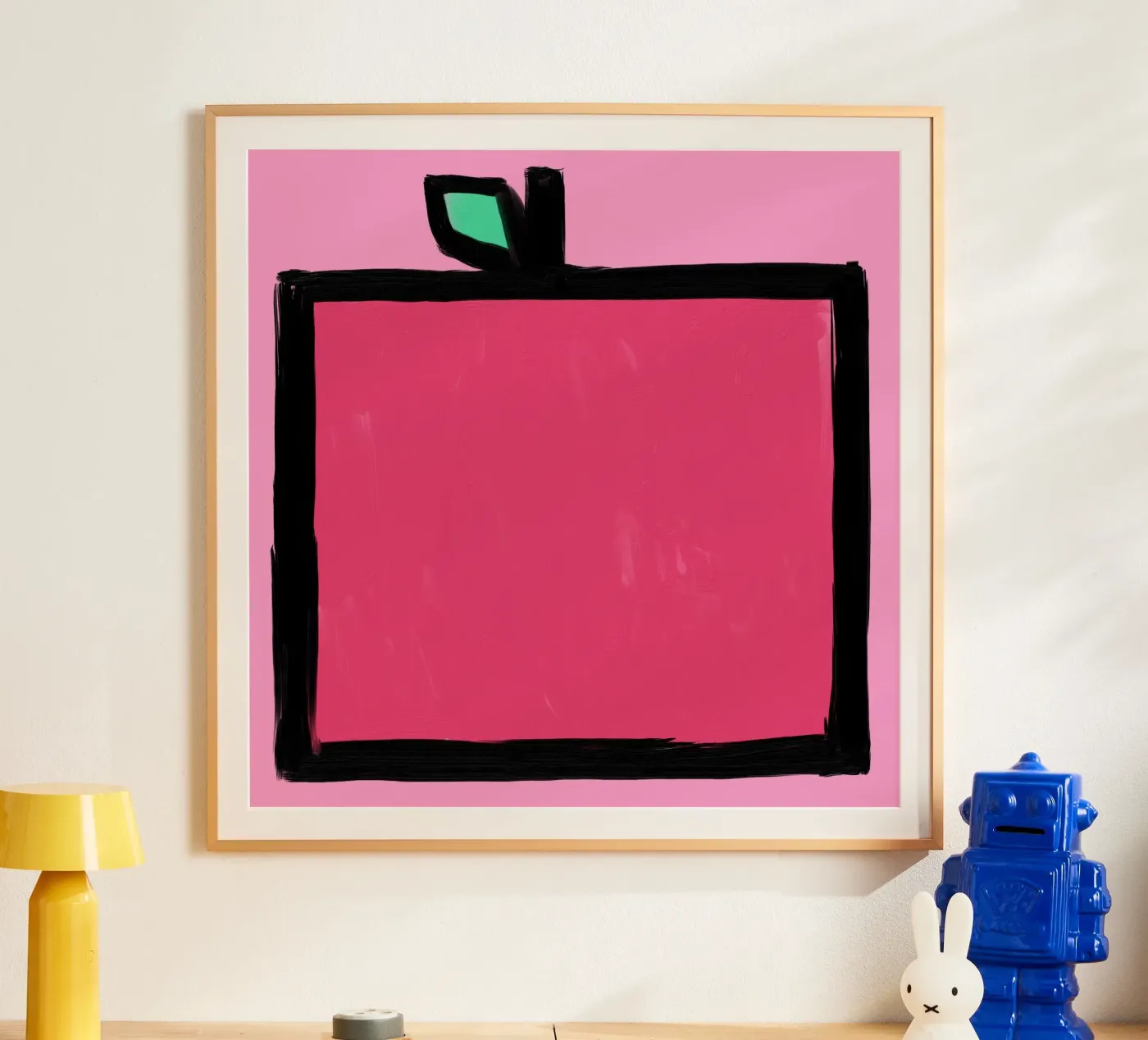 Apple poster van Johannes Lott Illustration