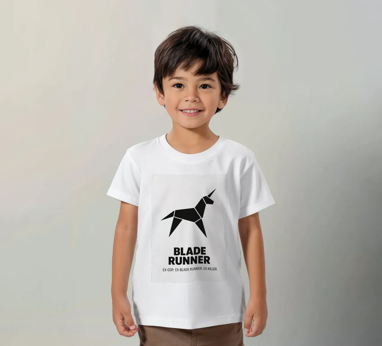 Blade Runner Print kids t-shirt by MoviesArt