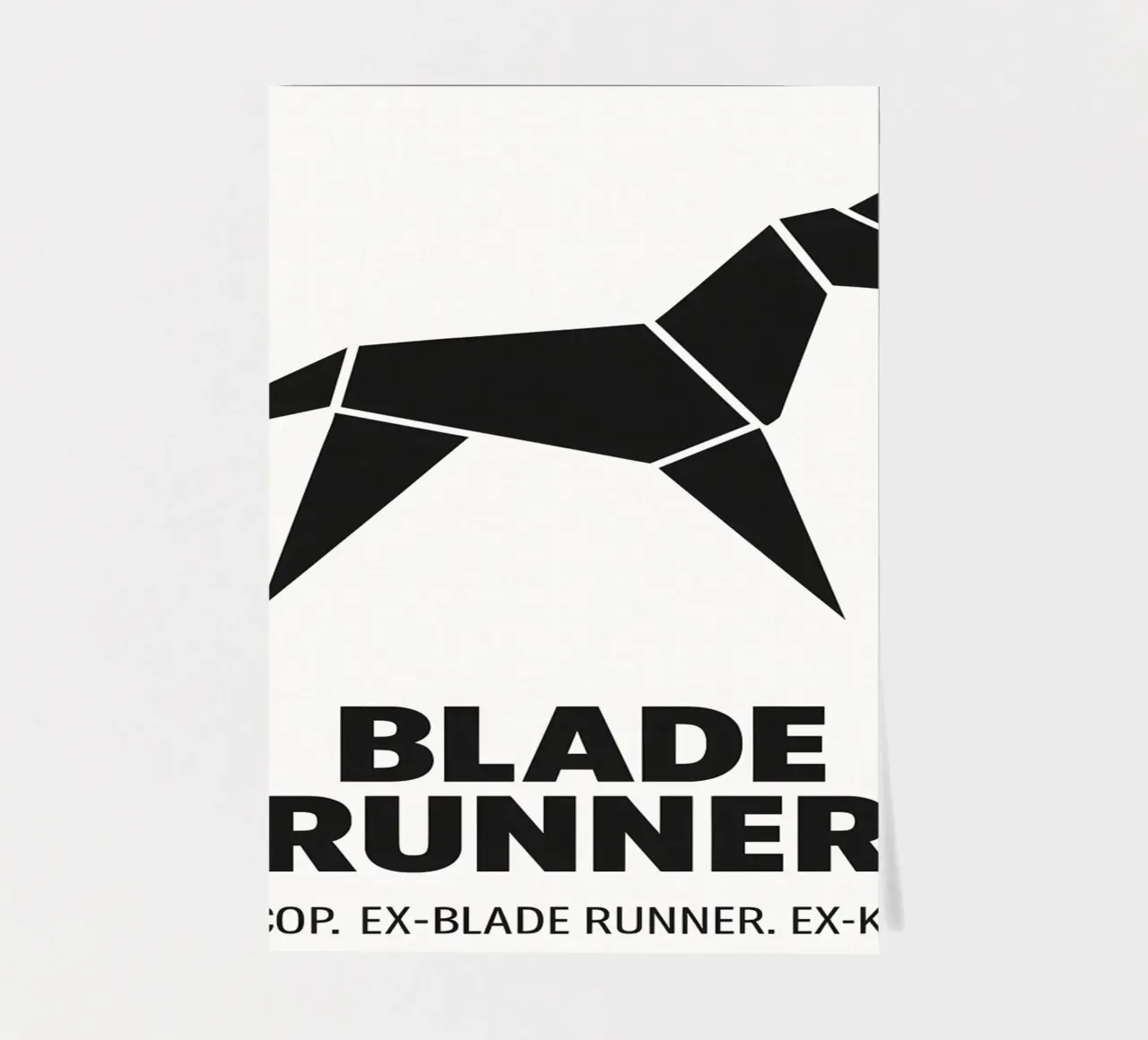 Blade Runner Print sticker sheet by MoviesArt