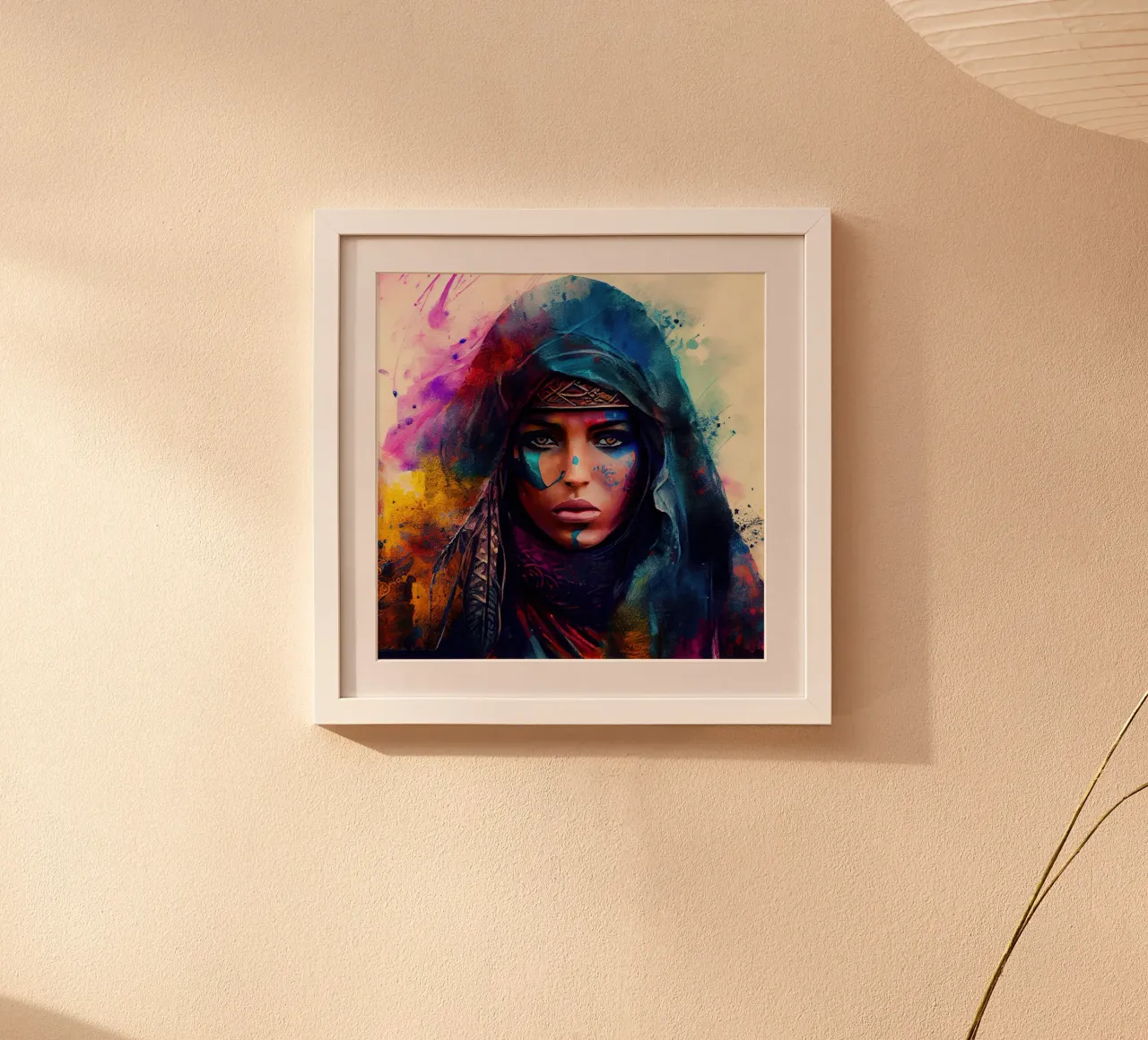 Poderosa mujer tuareg poster de Chromatic Fusion Studio