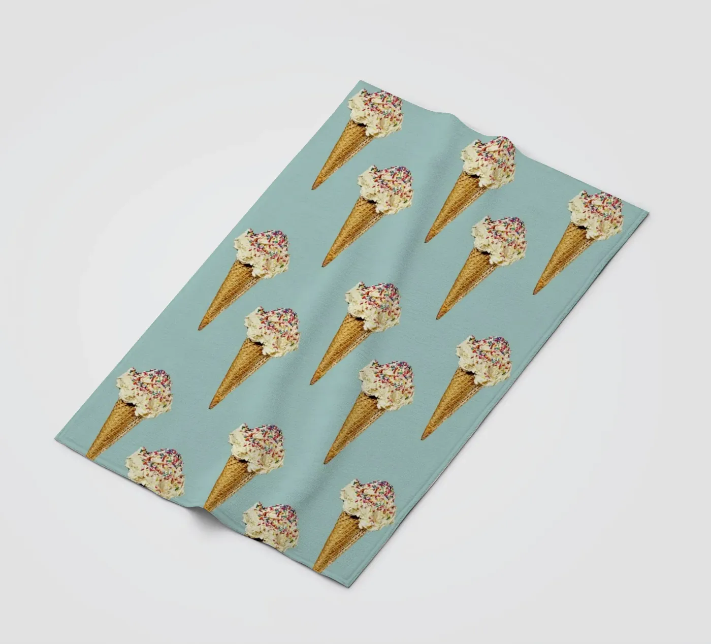 Icecream coperta in pile da neon* fotografie