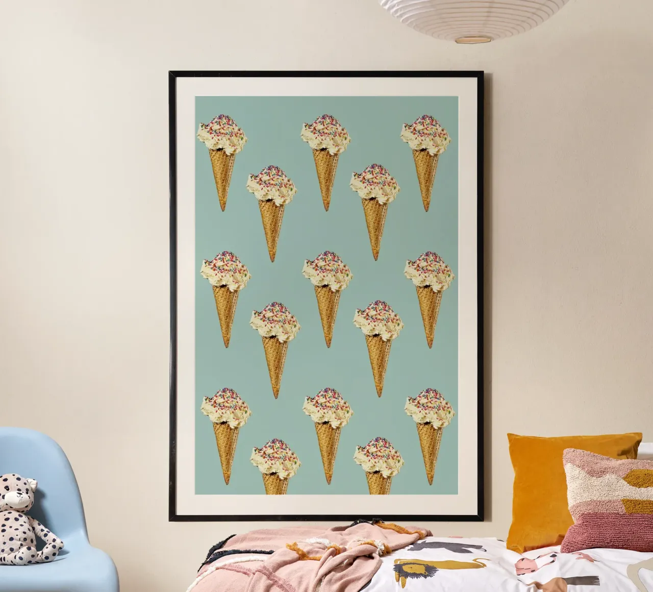 Icecream poster da neon* fotografie