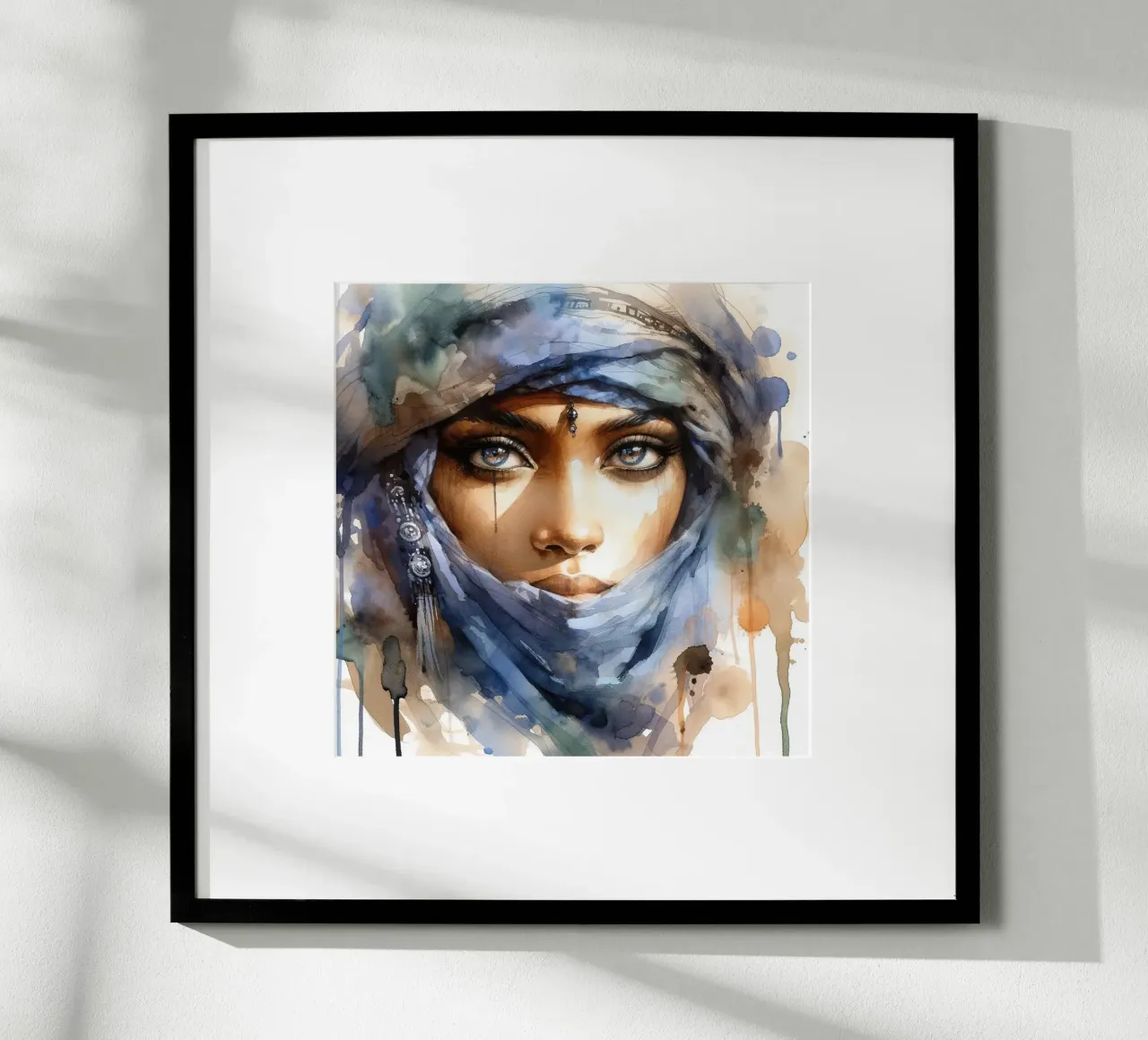 Poderosa mujer tuareg poster de Chromatic Fusion Studio