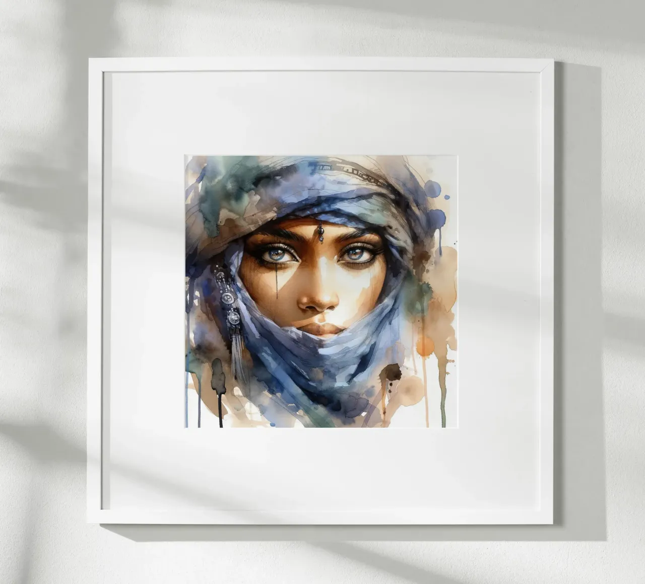 Poderosa mujer tuareg poster de Chromatic Fusion Studio