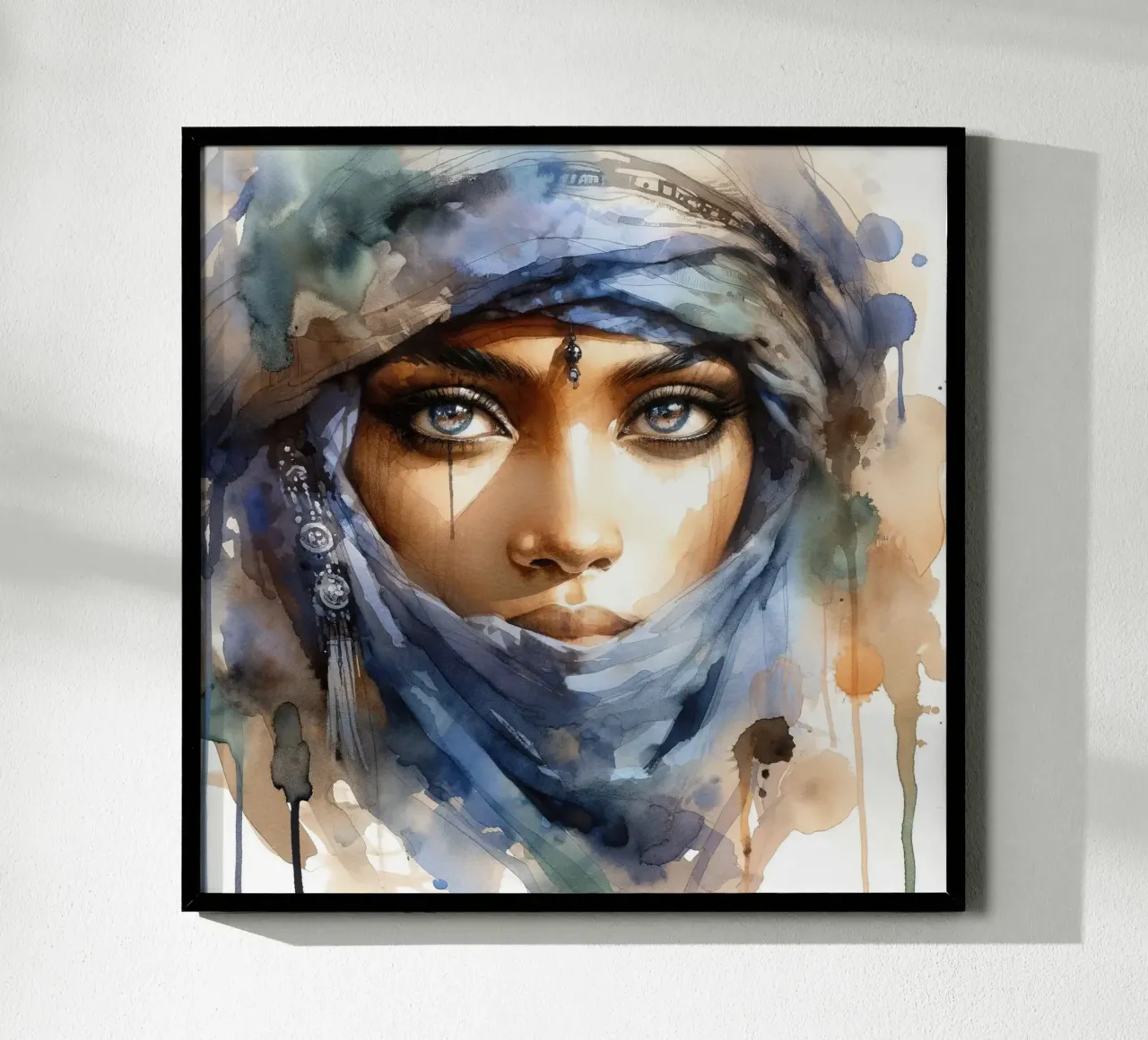 Poderosa mujer tuareg poster de Chromatic Fusion Studio