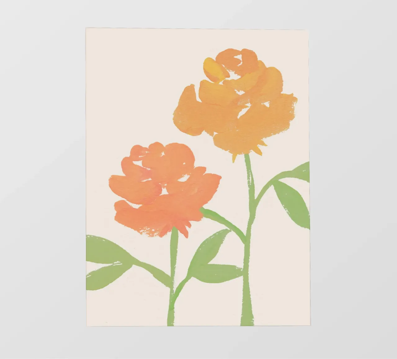 2 Rose - Oro Arancione pellicola backlit da intemporalis