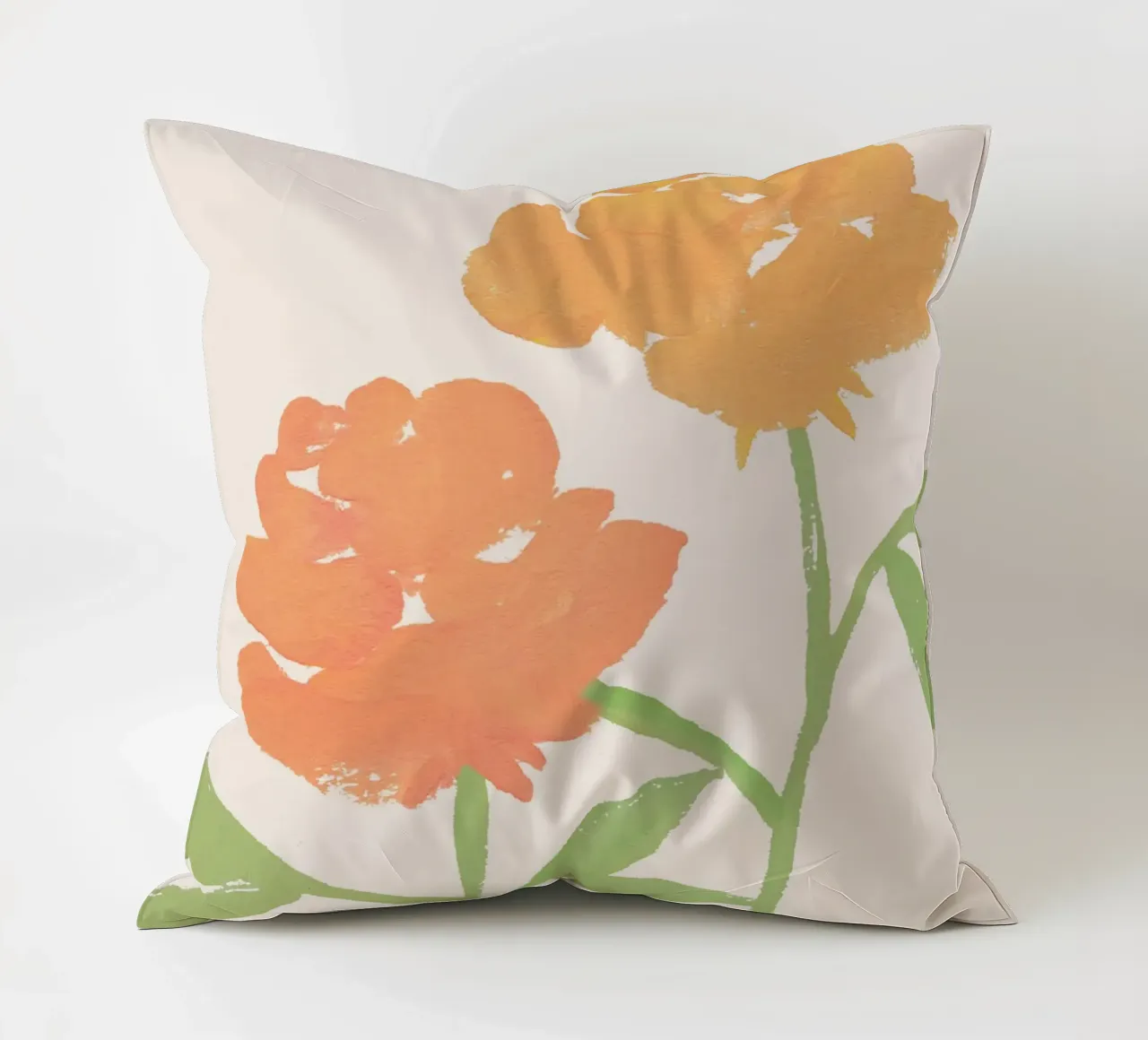 2 Rose - Oro Arancione cuscino da intemporalis