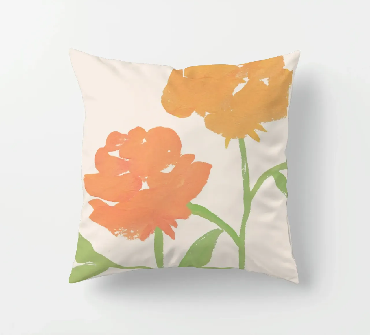 2 Rose - Oro Arancione cuscino da intemporalis