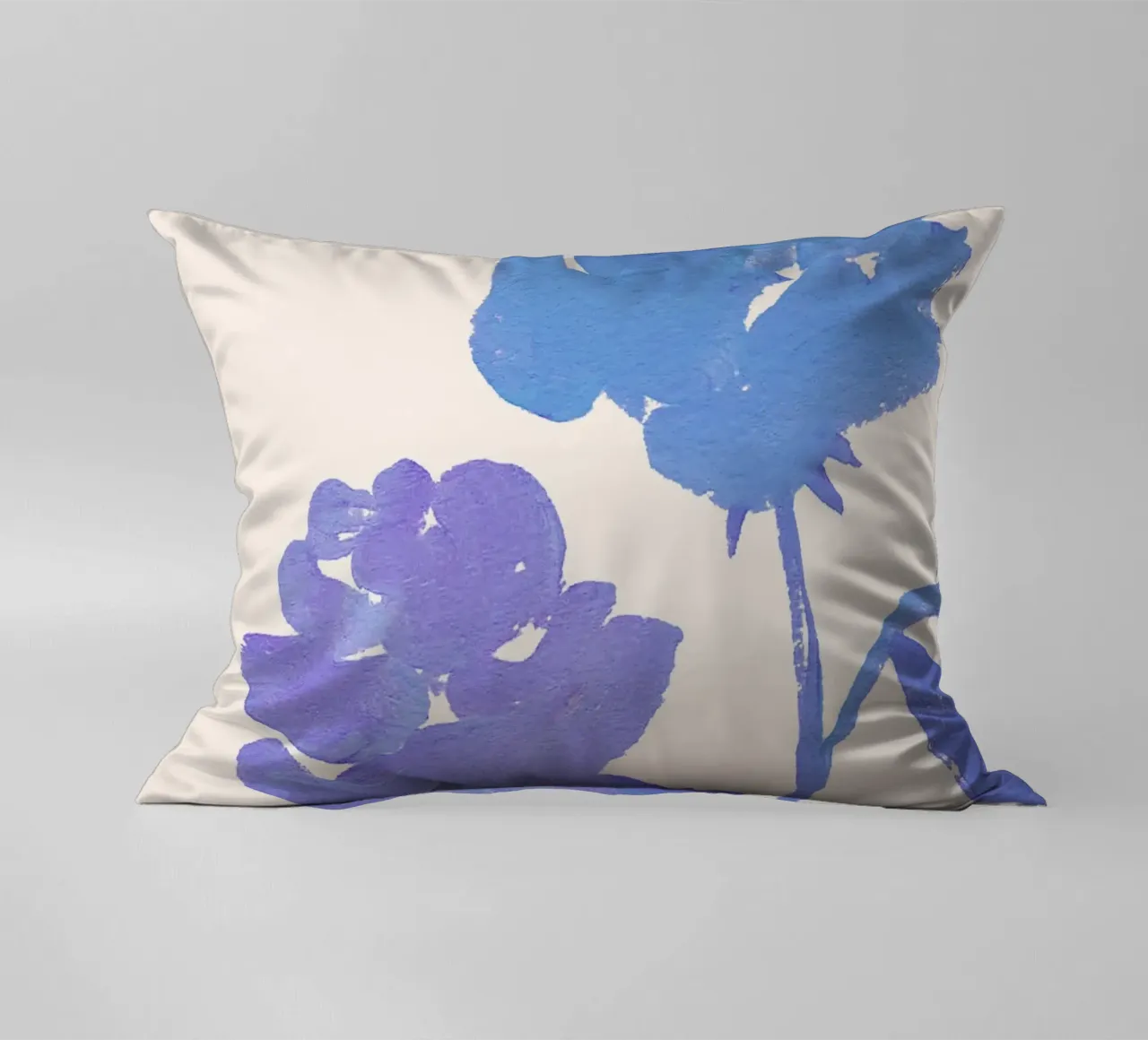 2 Rose - Blu cuscino da intemporalis