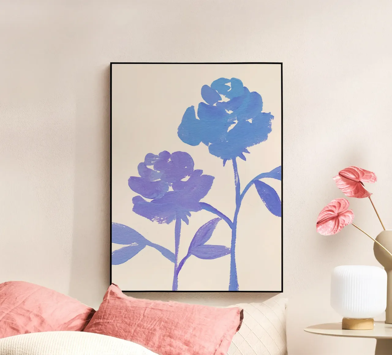2 Rose - Blu plexiglass da intemporalis
