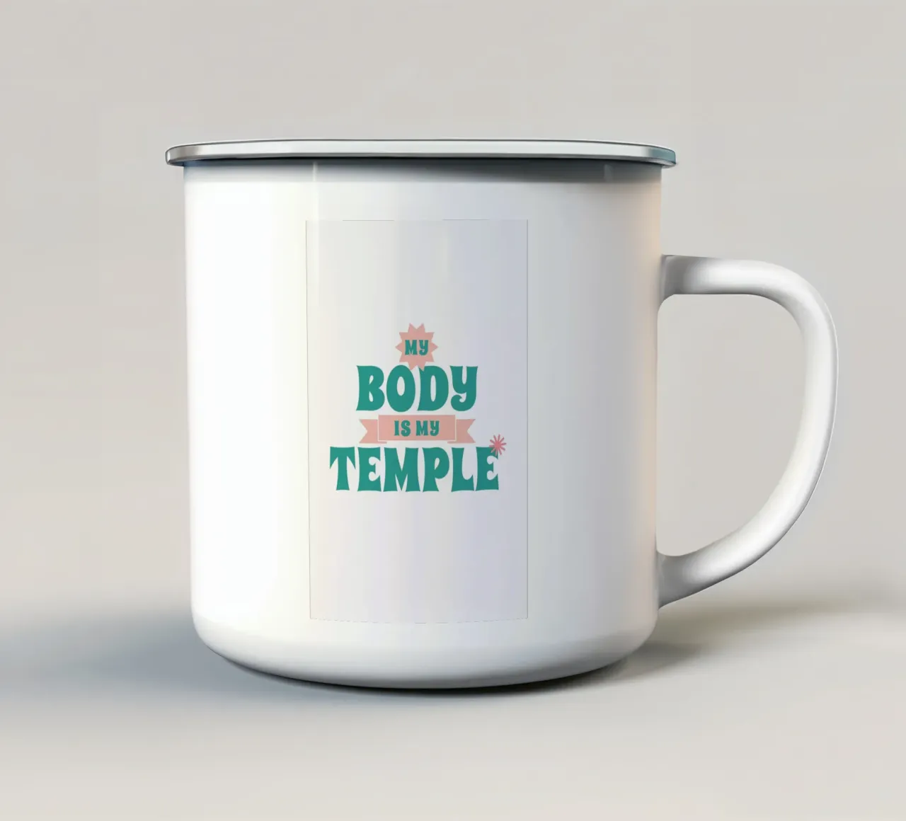 My Body tazza in smalto da Studio One