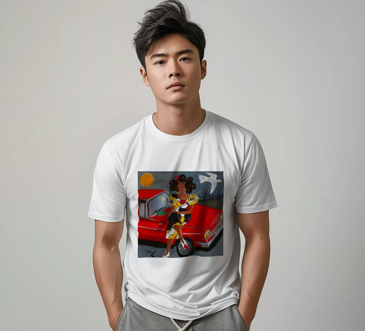 Composizione artistica floreale t-shirt da Ebony Carpenter