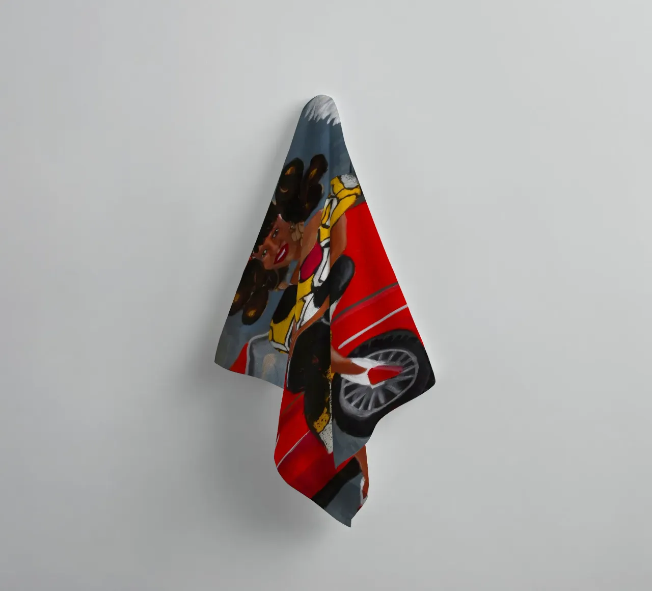 Composizione artistica floreale asciugamano da bagno da Ebony Carpenter