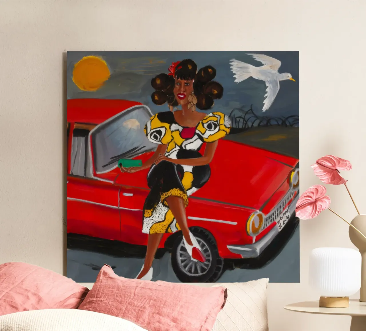Floral Artistic Arrangement forex plate by Ebony Carpenter