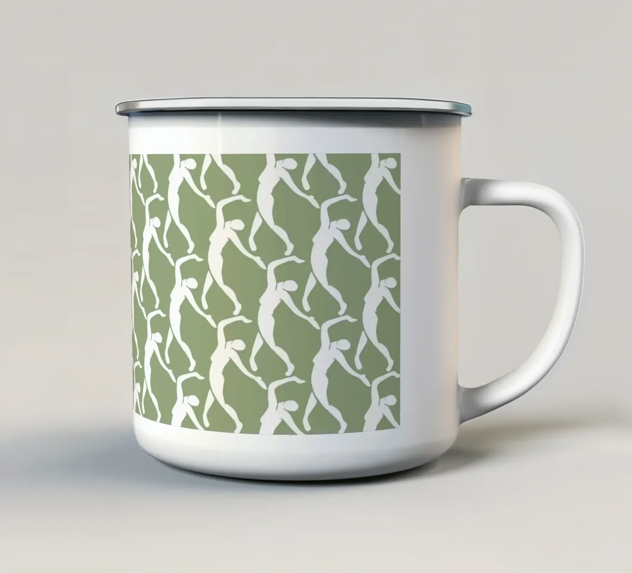 pattern Love No 179 tazza in smalto da treechild