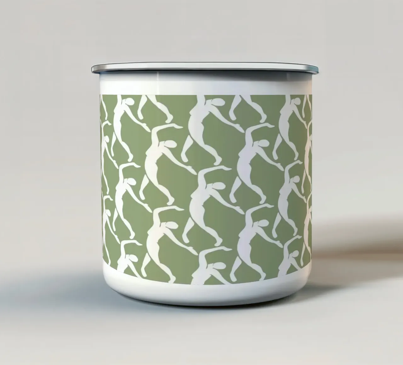 pattern Love No 179 tazza in smalto da treechild
