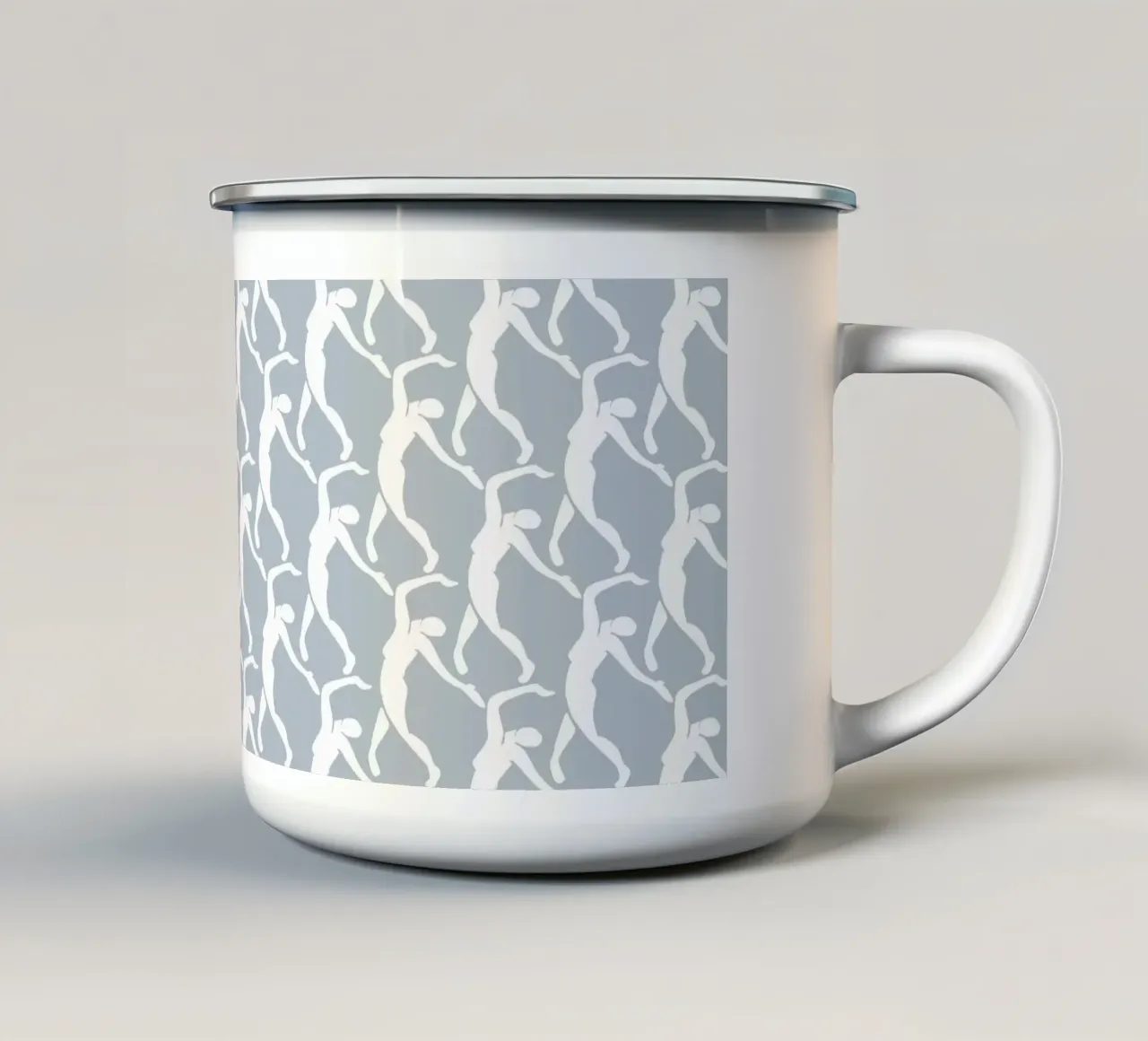 Pattern Love No 181 tazza in smalto da treechild