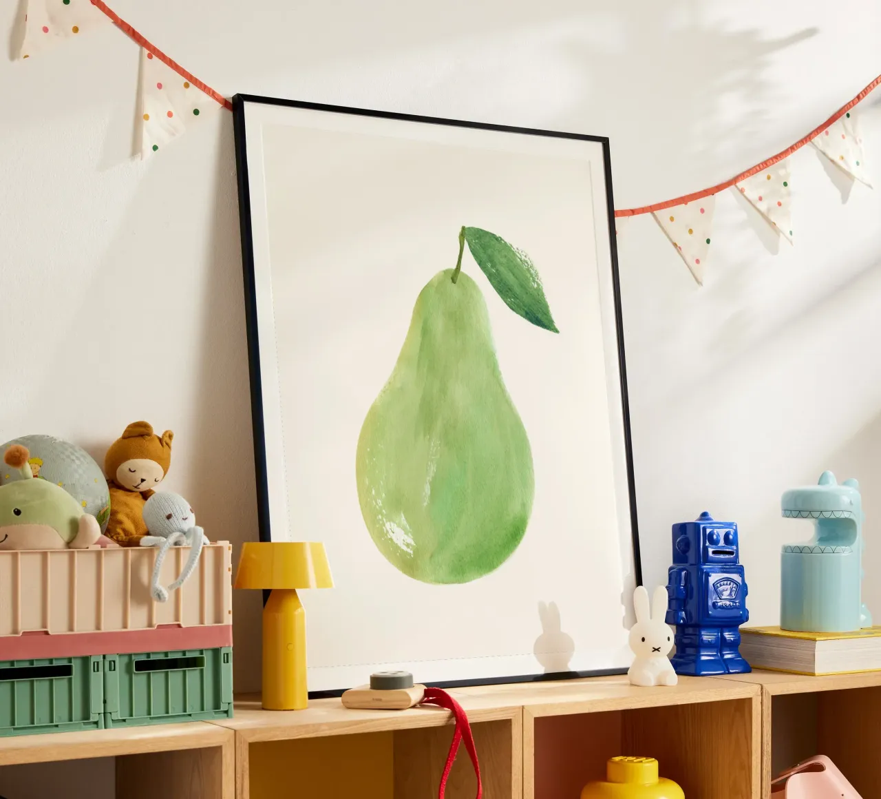 Pera poster con telaio in alluminio da intemporalis