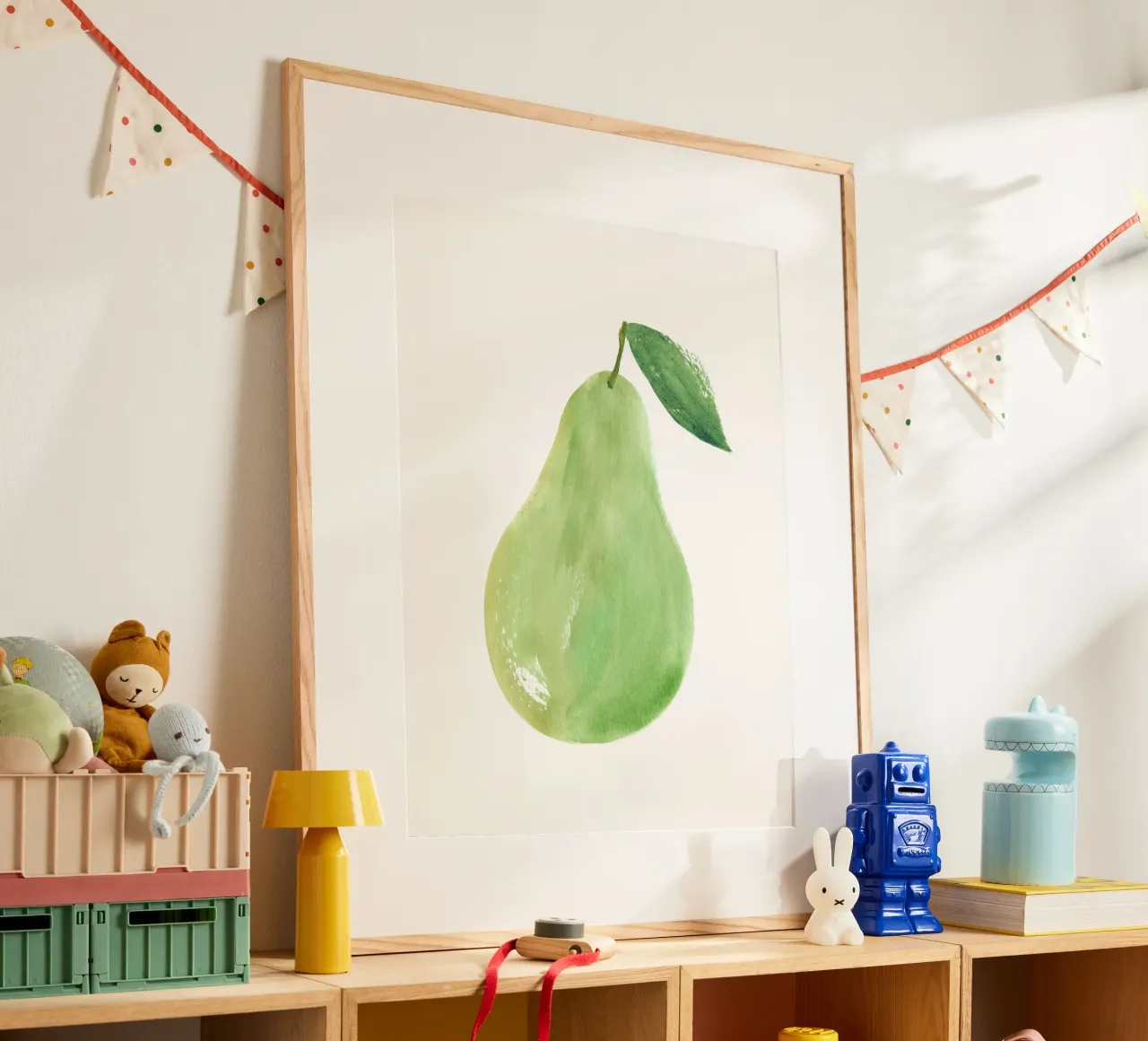 Pera poster con telaio in alluminio da intemporalis