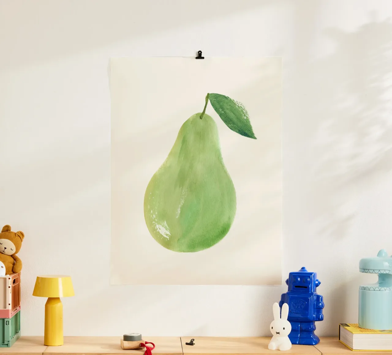 Pera poster con telaio in alluminio da intemporalis