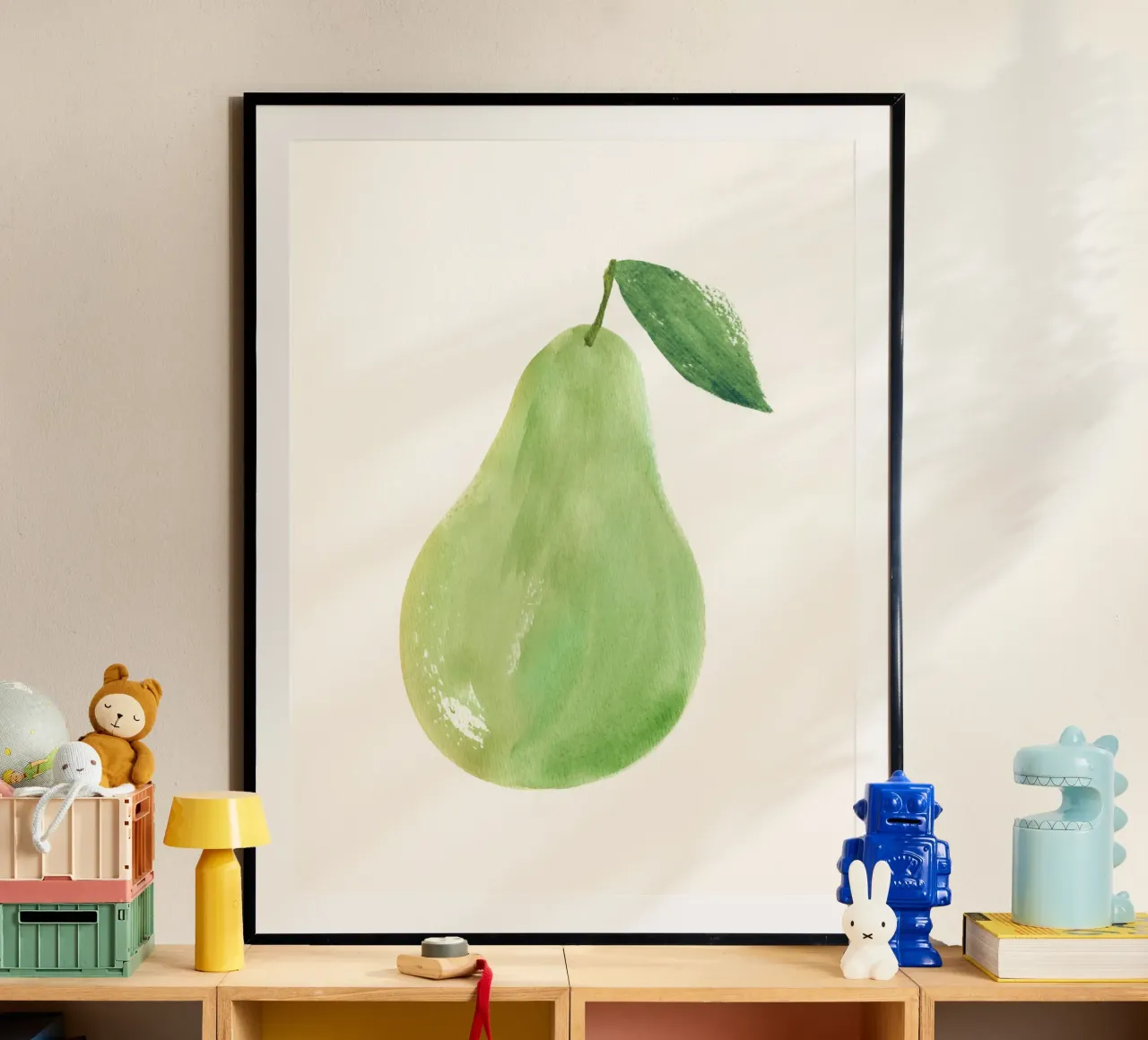 Pera poster con telaio in alluminio da intemporalis