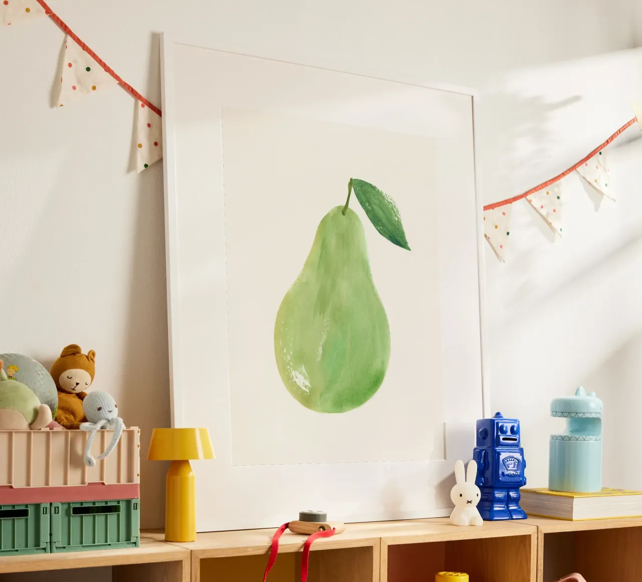 Pera poster con telaio in alluminio da intemporalis