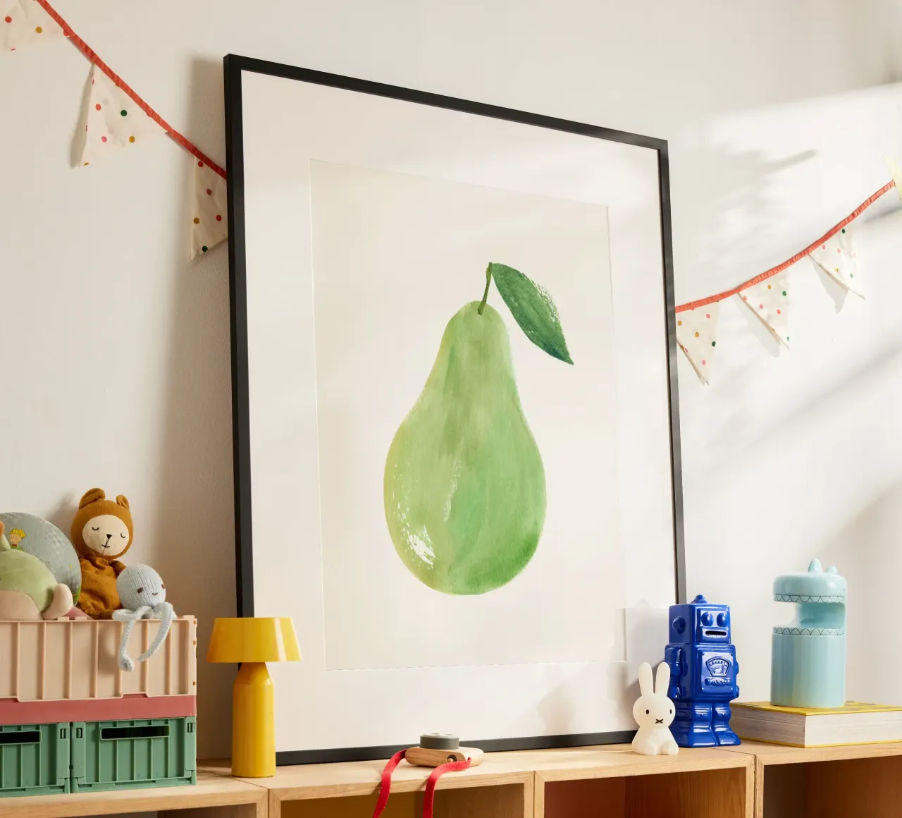 Pera poster con telaio in alluminio da intemporalis