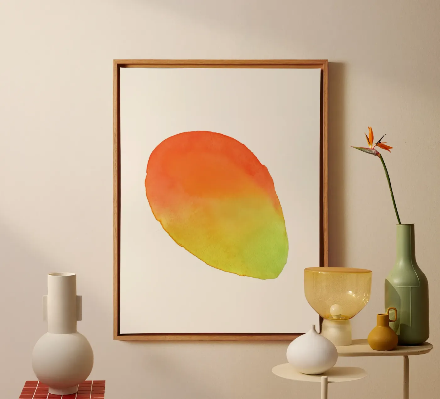 Mango tela da intemporalis