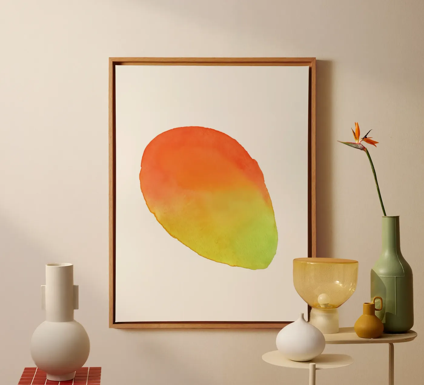 Mango tela da intemporalis