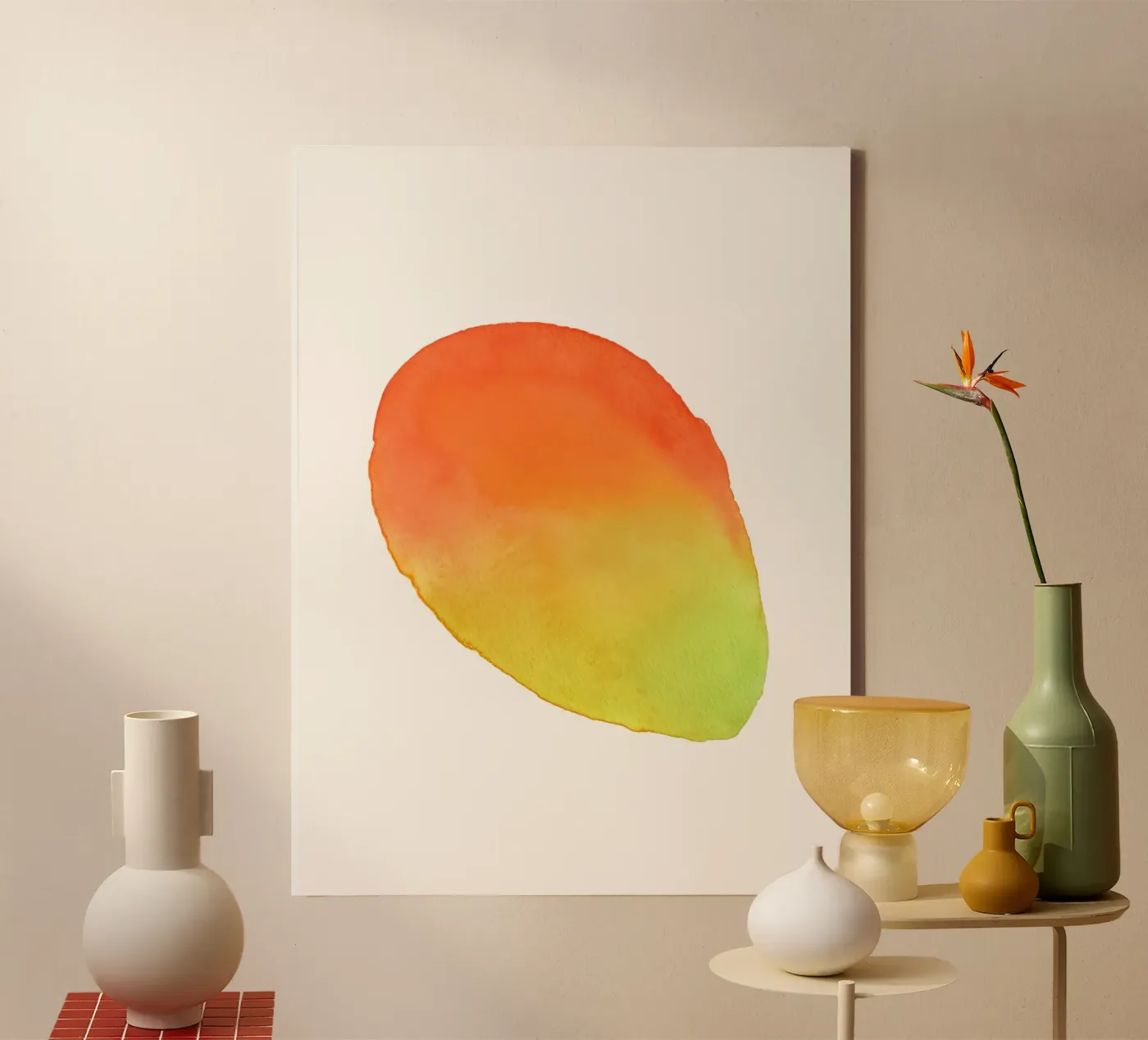 Mango tela da intemporalis