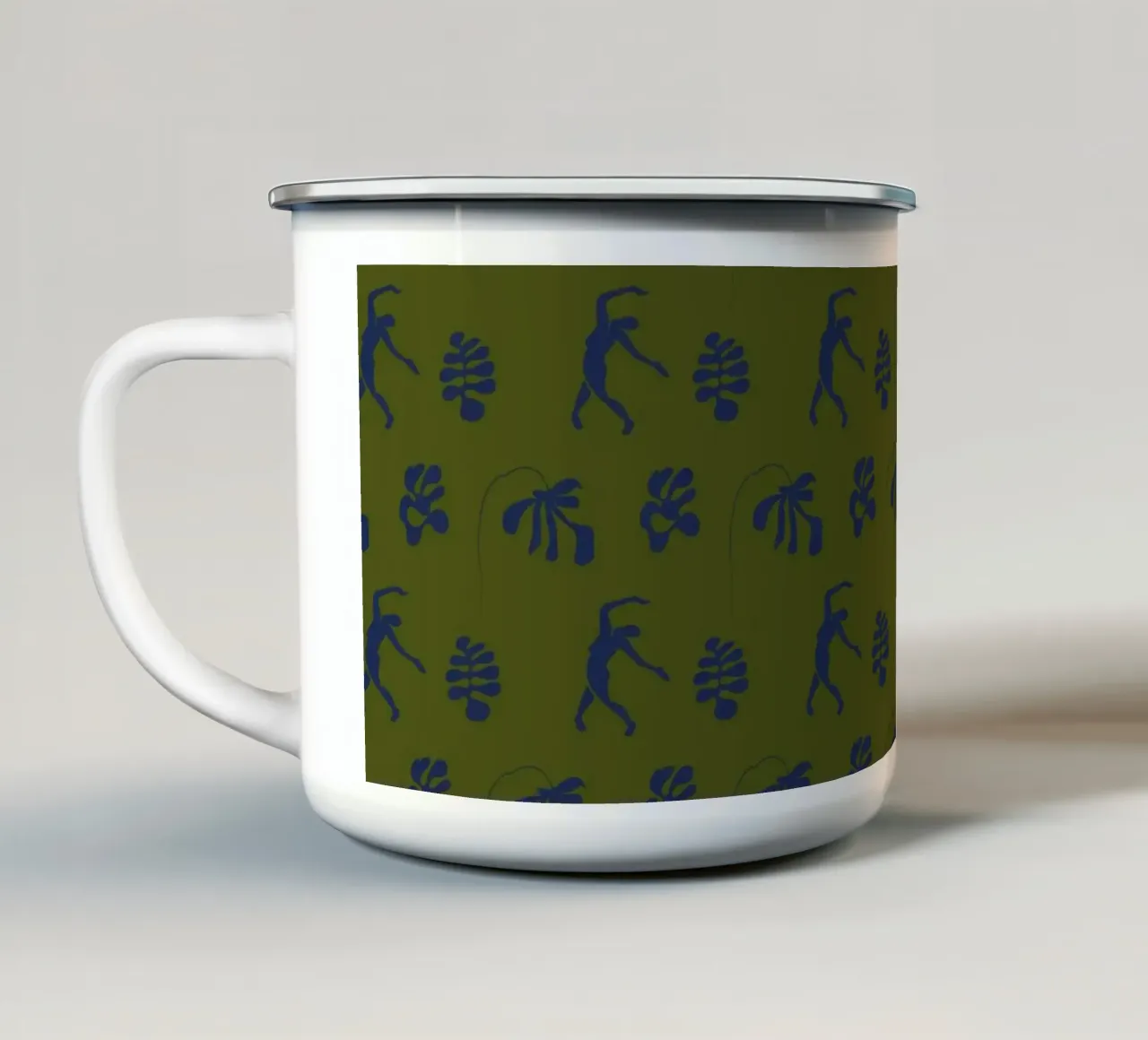 Pattern Love No 184 tazza in smalto da treechild