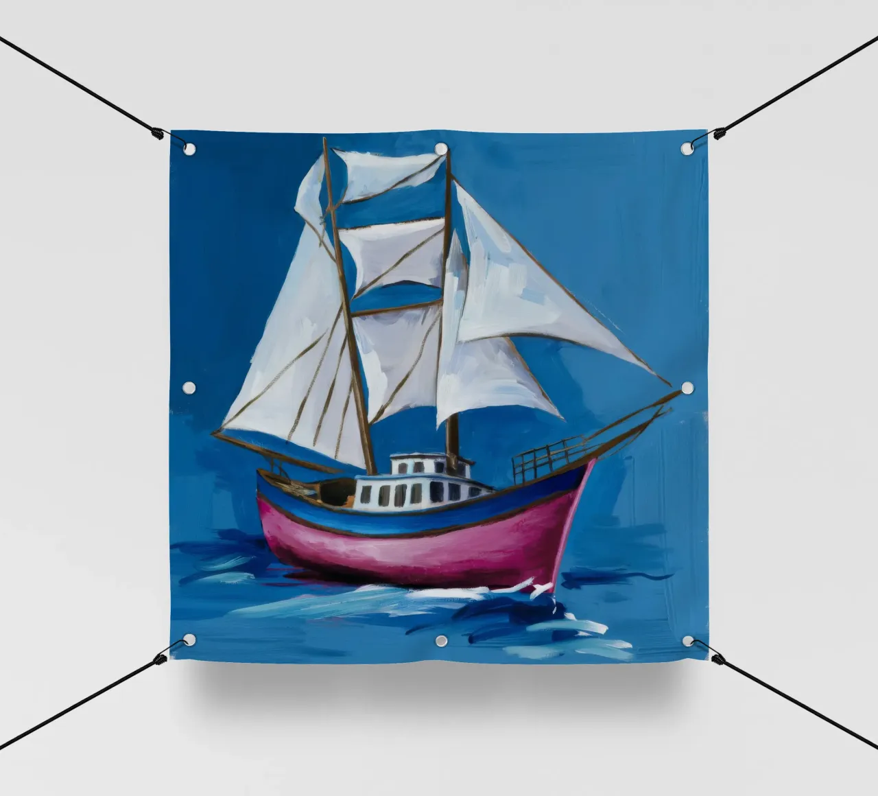 Tranquillo studio artistico telo in pvc da Ebony Carpenter