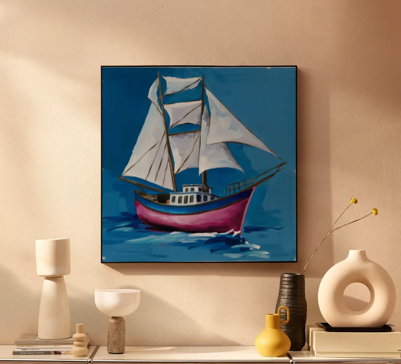 Tranquillo studio artistico plexiglass da Ebony Carpenter