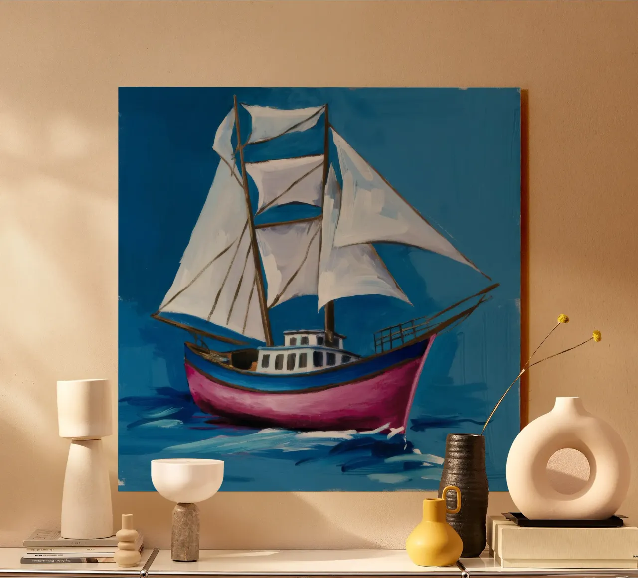 Tranquillo studio artistico plexiglass da Ebony Carpenter