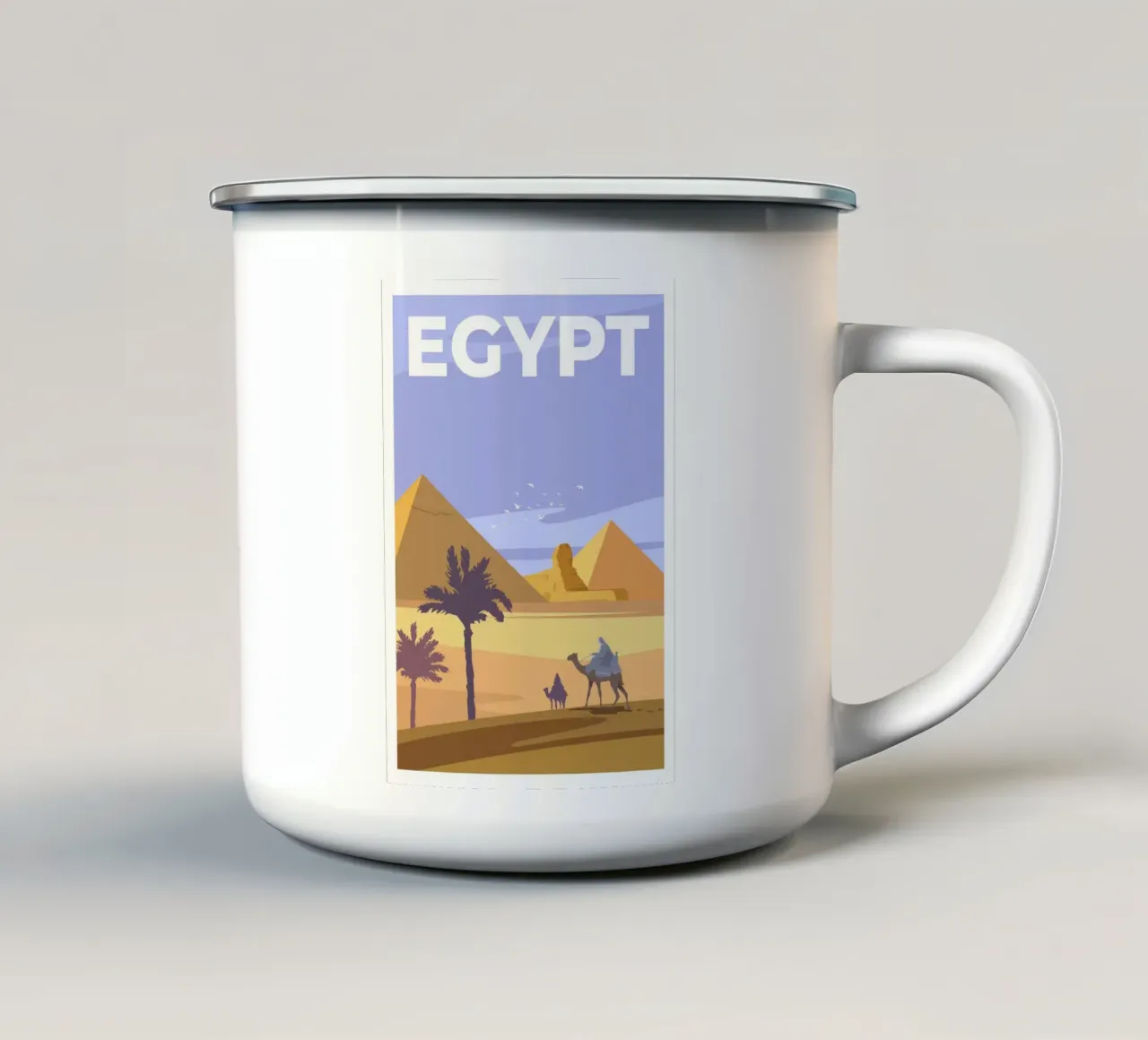 Egitto tazza in smalto da Wanderlust Vibes