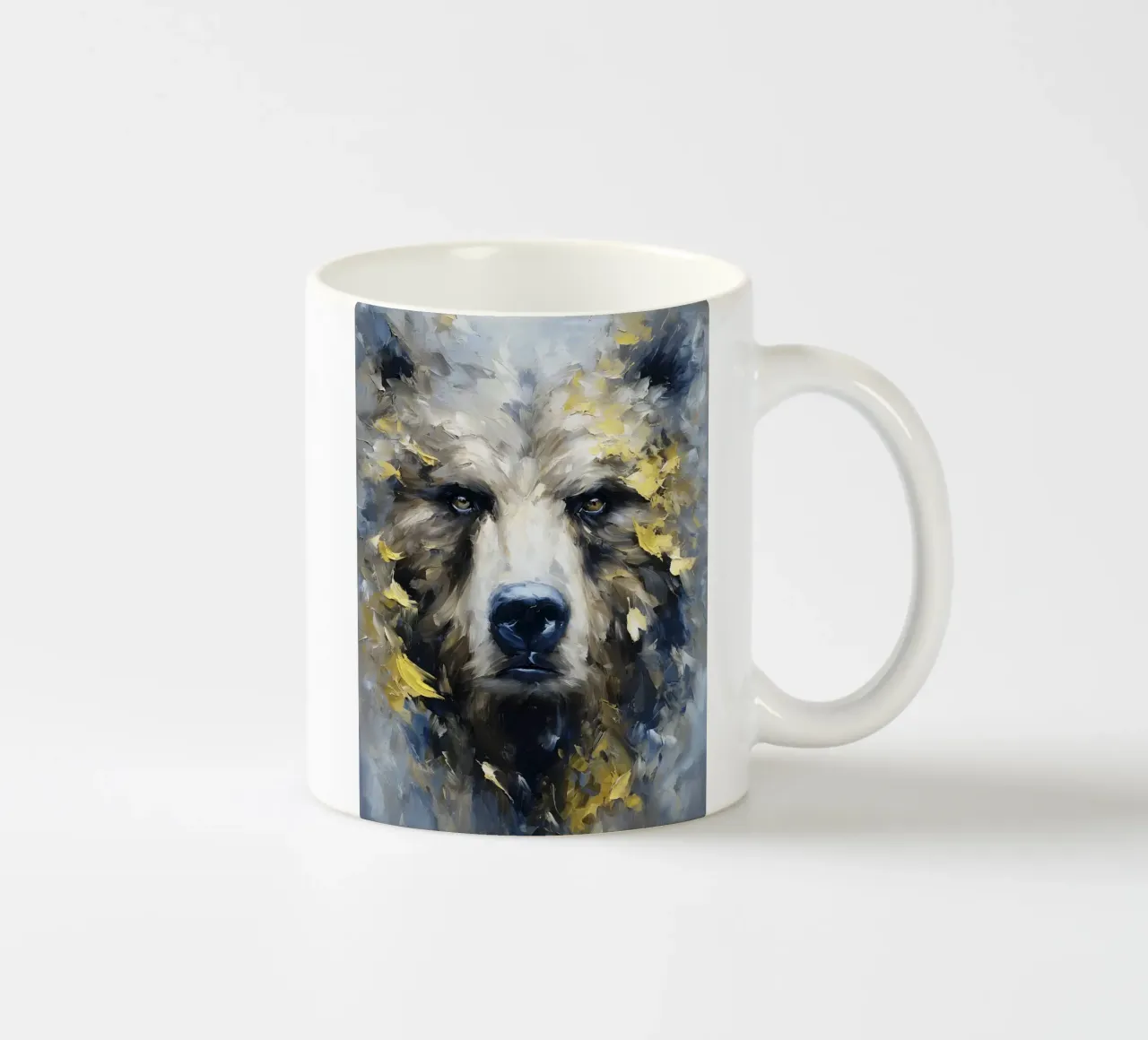 Bear Golden tazza in ceramica da Mateo